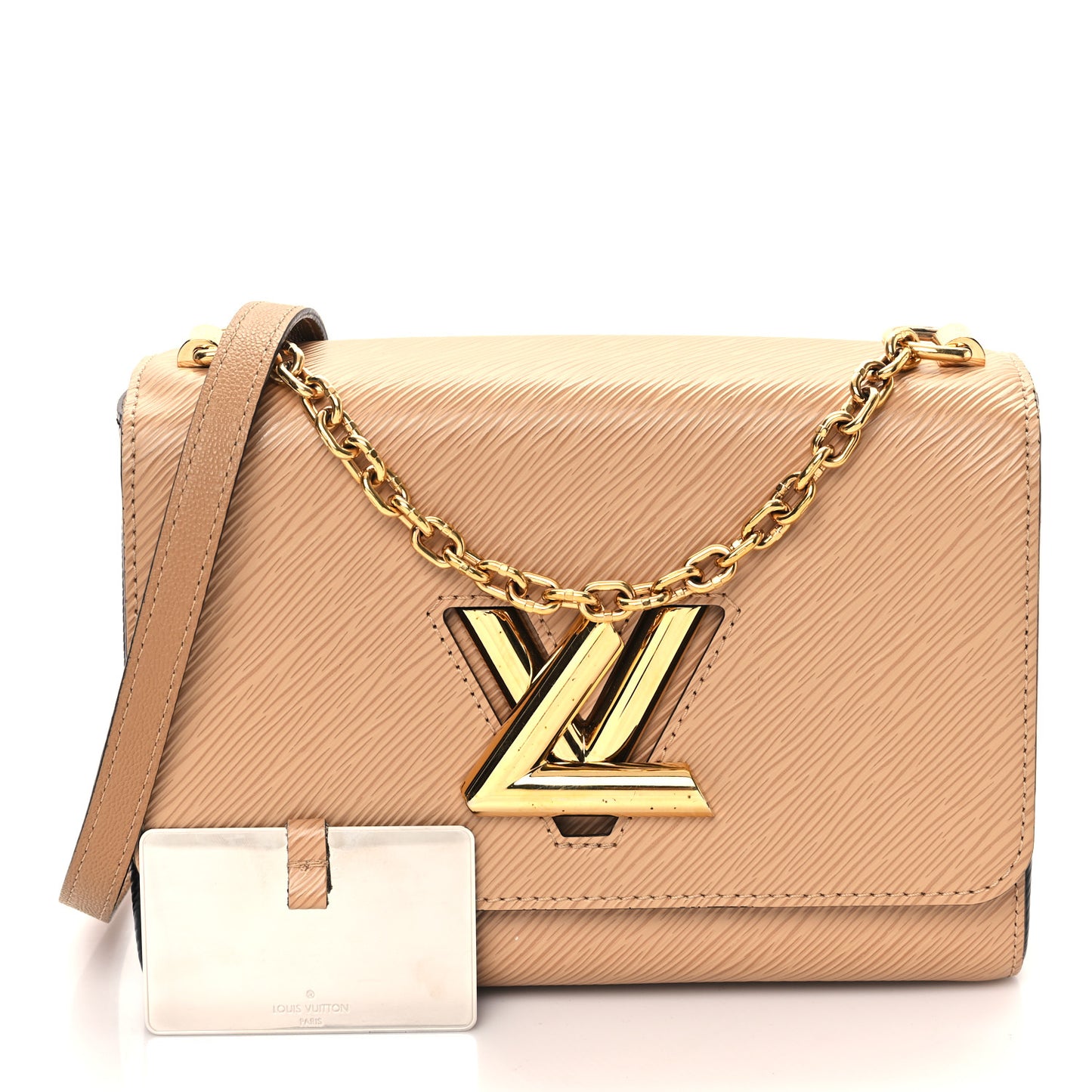 Epi Twist Shoulder Bag MM Camel