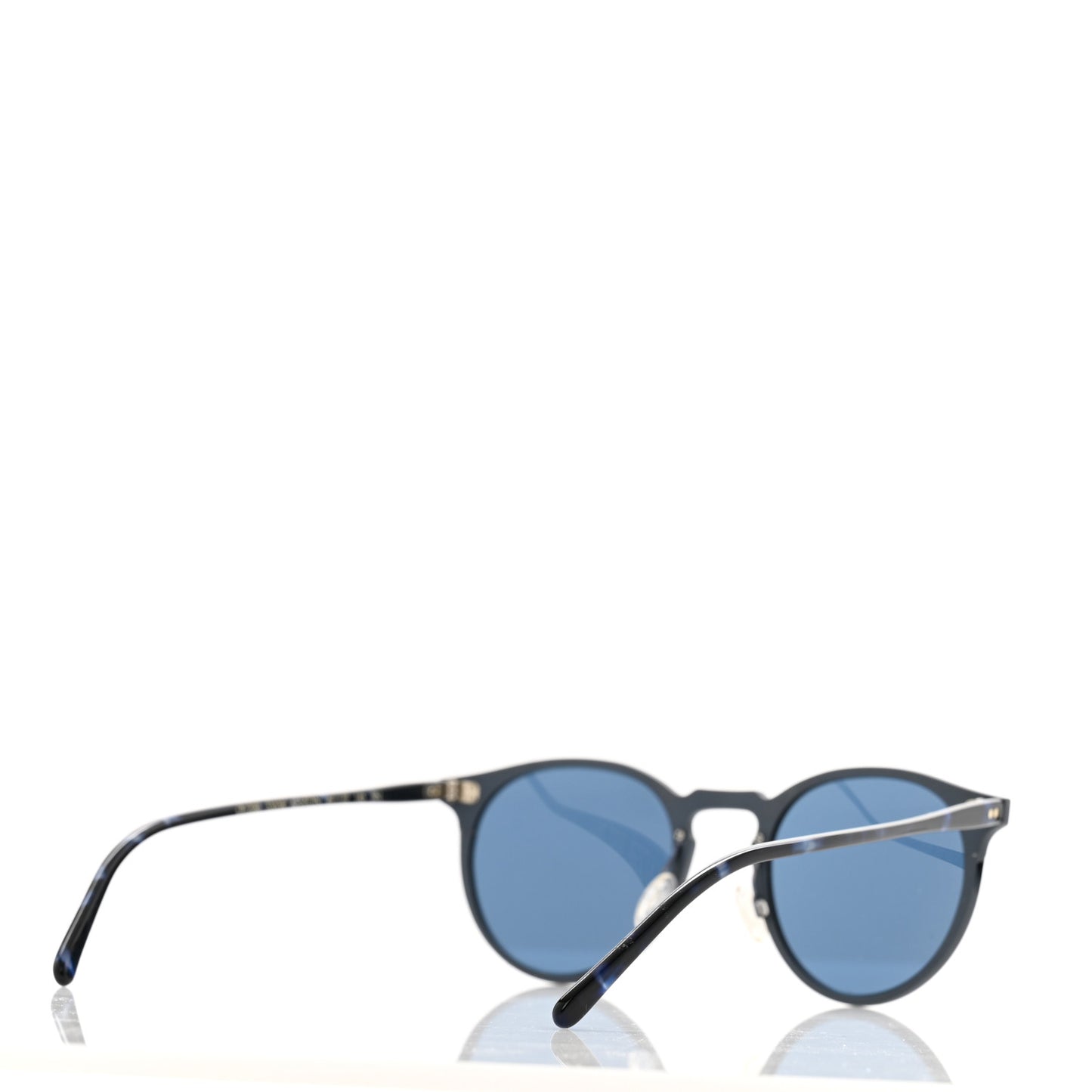 Acetate Metal Round Sunglasses OV1208S Blue