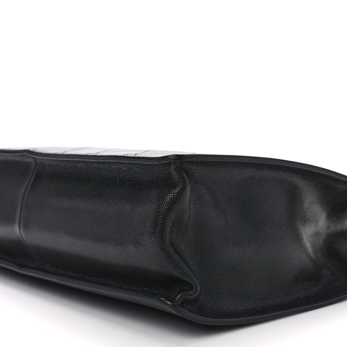 Caviar Quilted My Everything Large Shopping Tote Black