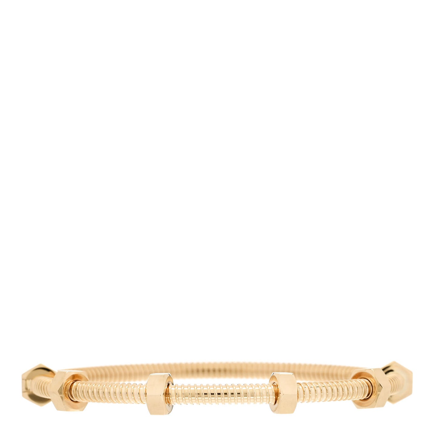 18K Yellow Gold Ecrou de Cartier Bracelet 16