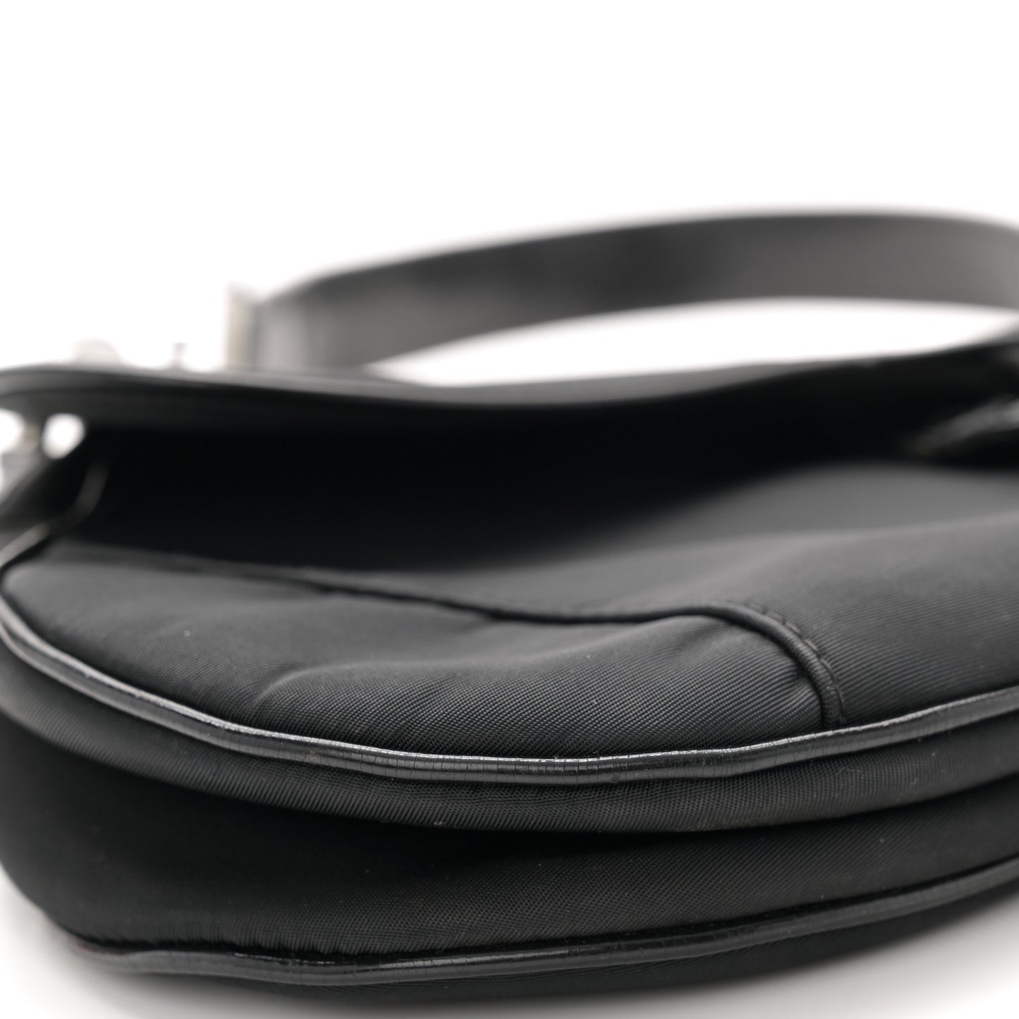 Nylon Saddle bag Black