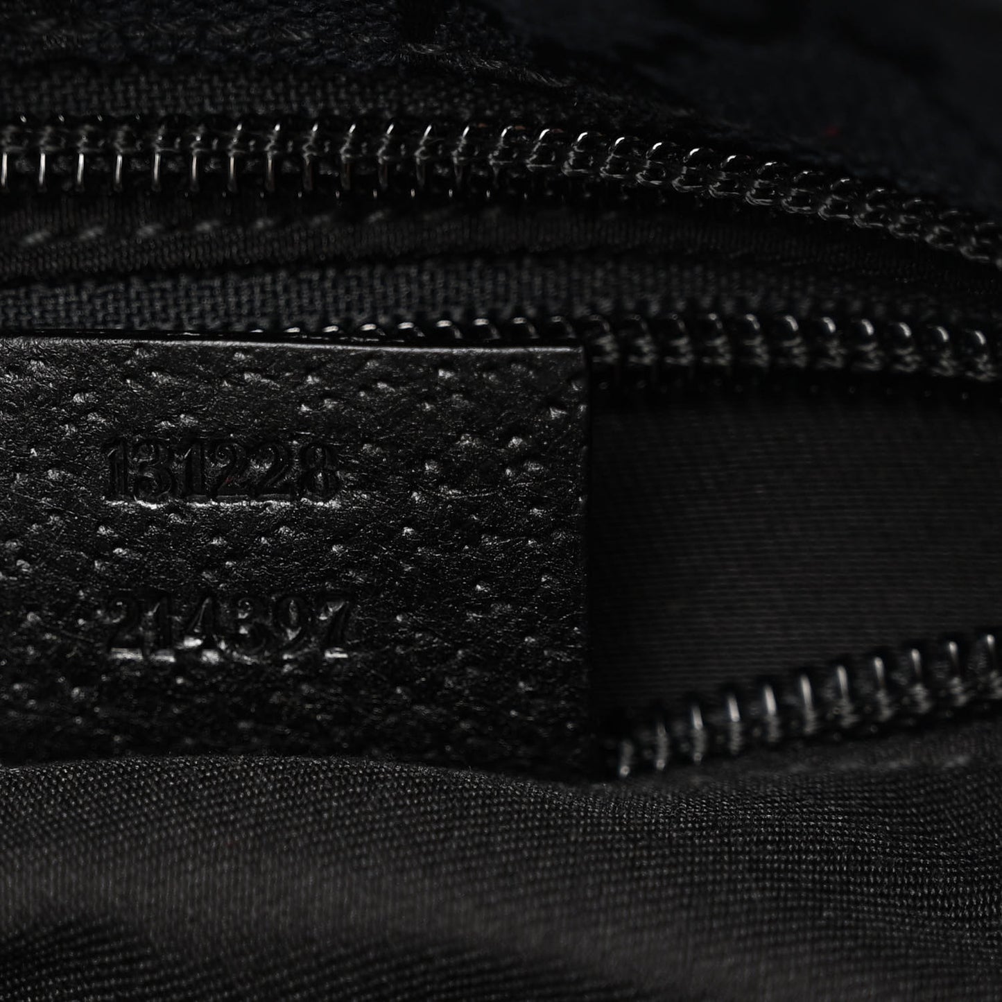 GG Monogram Small Web Handle Bucket Tote Black