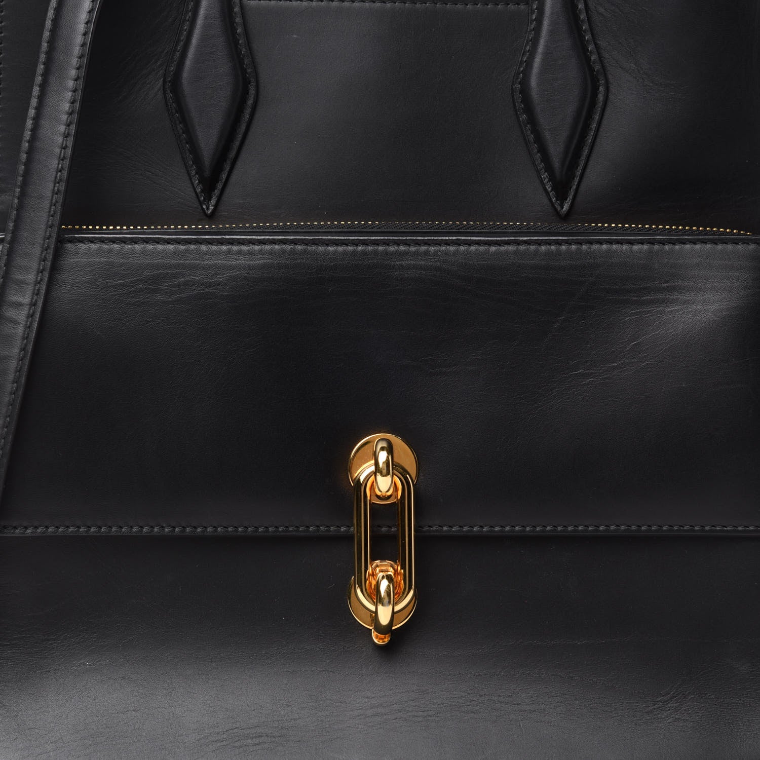 Balenciaga Calfskin Maillon Shoulder Bag Black 11 of 11