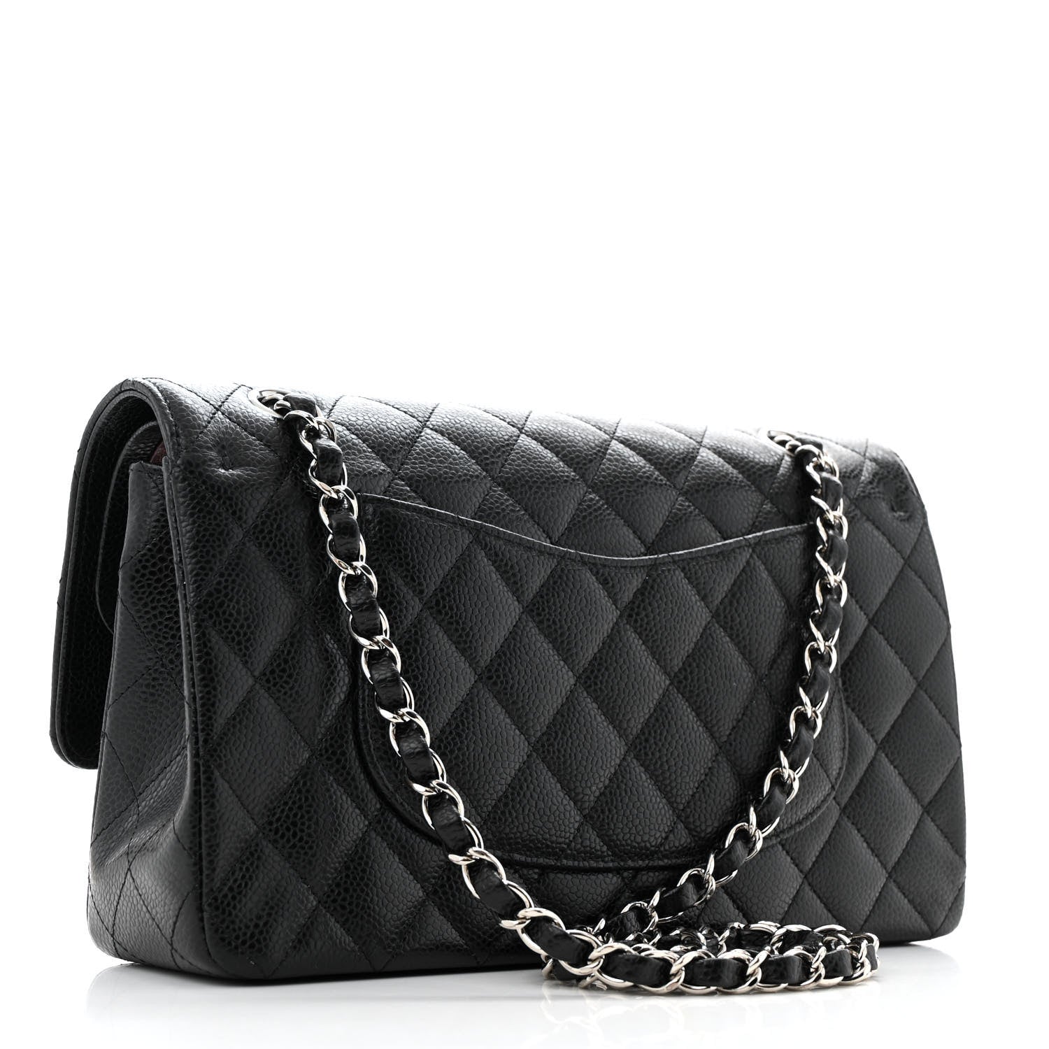 Chanel Caviar Quilted Medium Double Flap Black 3 of 13