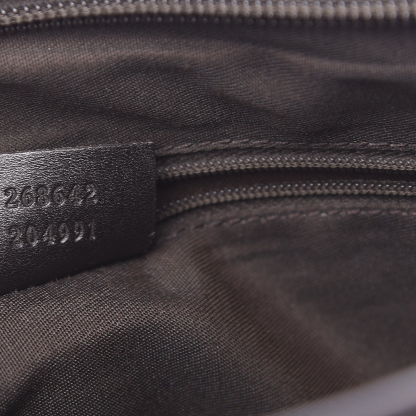 Calfskin Horsebit Embossed Abbey Messenger Dark Brown