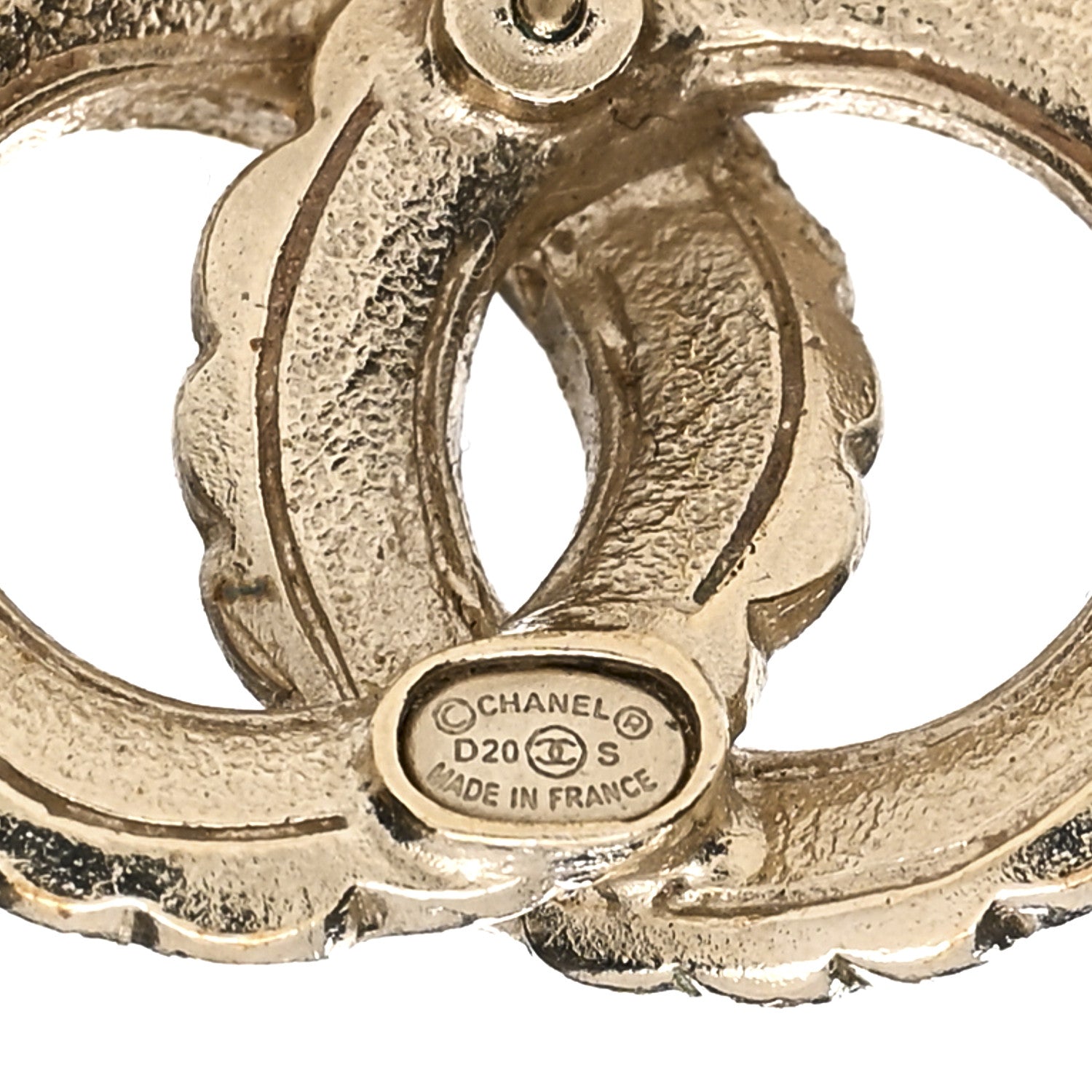 Chanel Pearl Queen of France CC Earrings Gold 4 of 8
