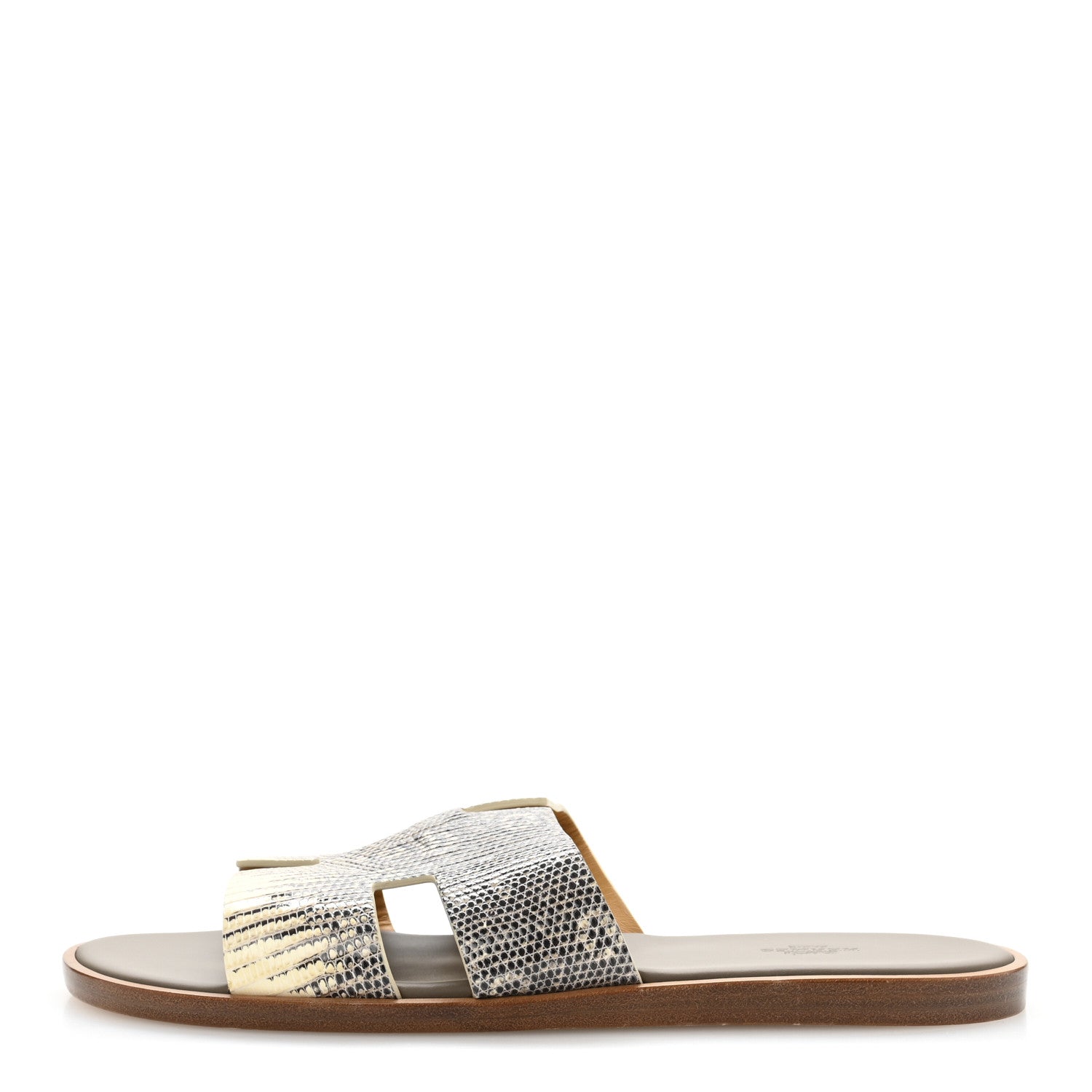 Hermes Lizard Mens Izmir Sandals 44 Ombre 1715872 – FASHIONPHILE