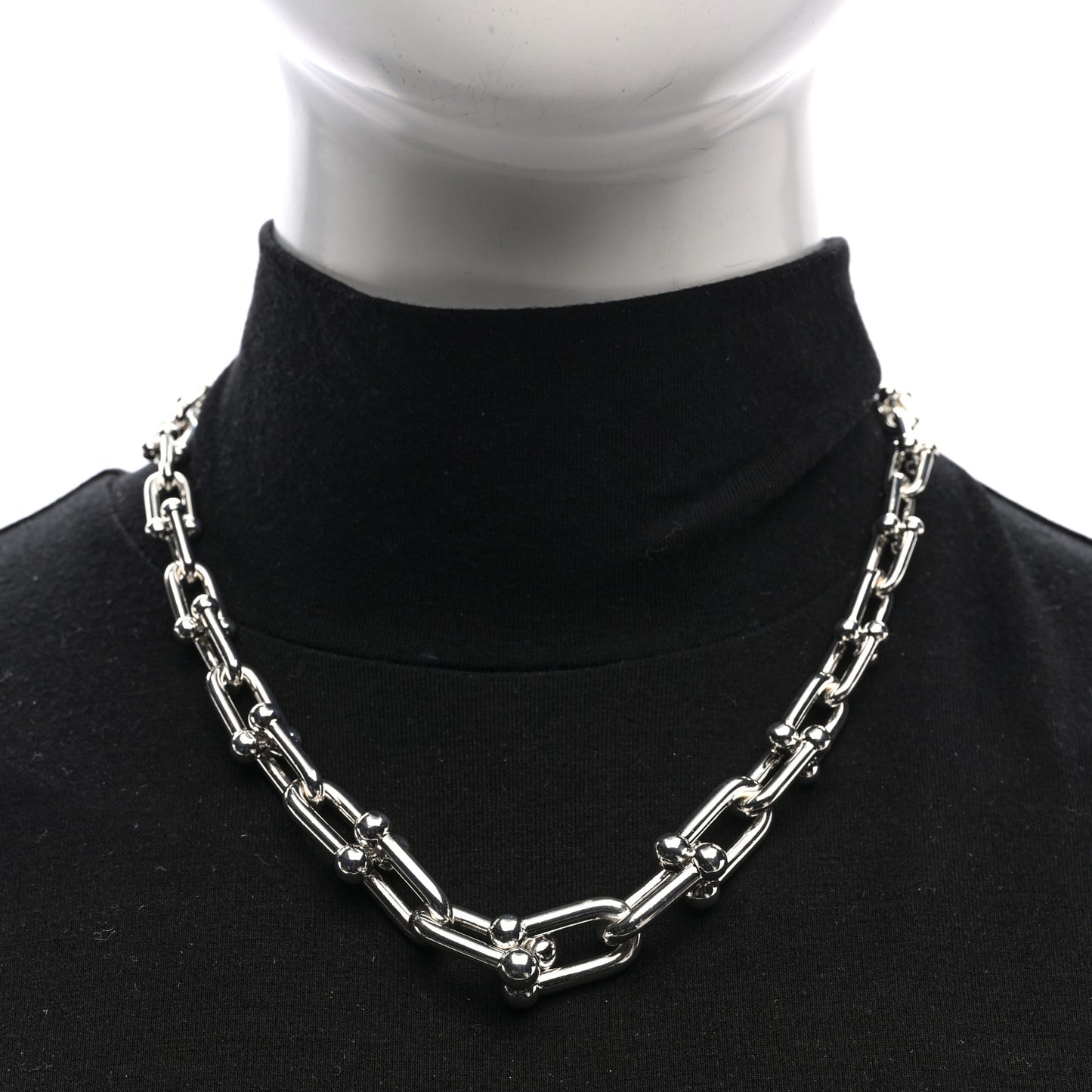 Sterling Silver HardWear Graduated Link Necklace