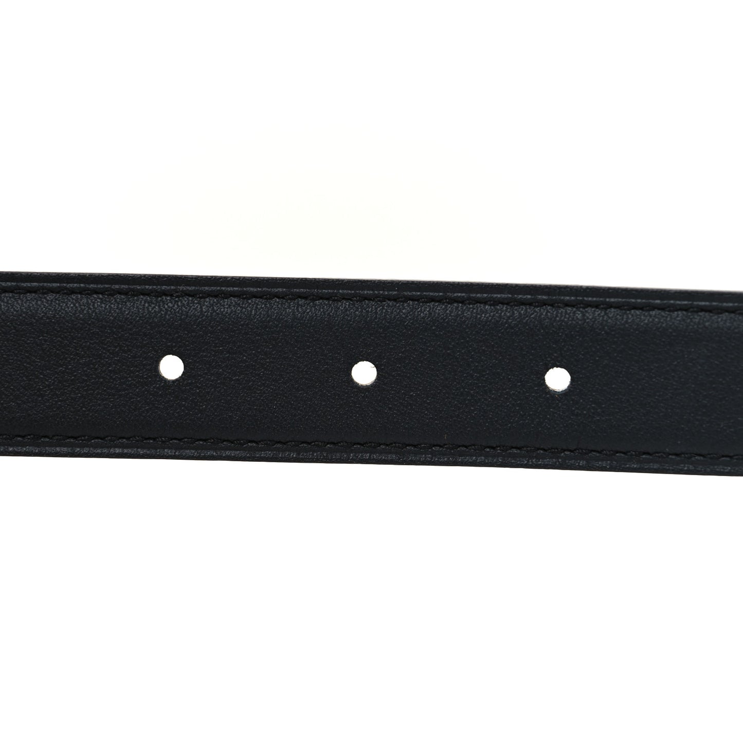 Swift Epsom Mini Constance H Belt 75 Black Gold
