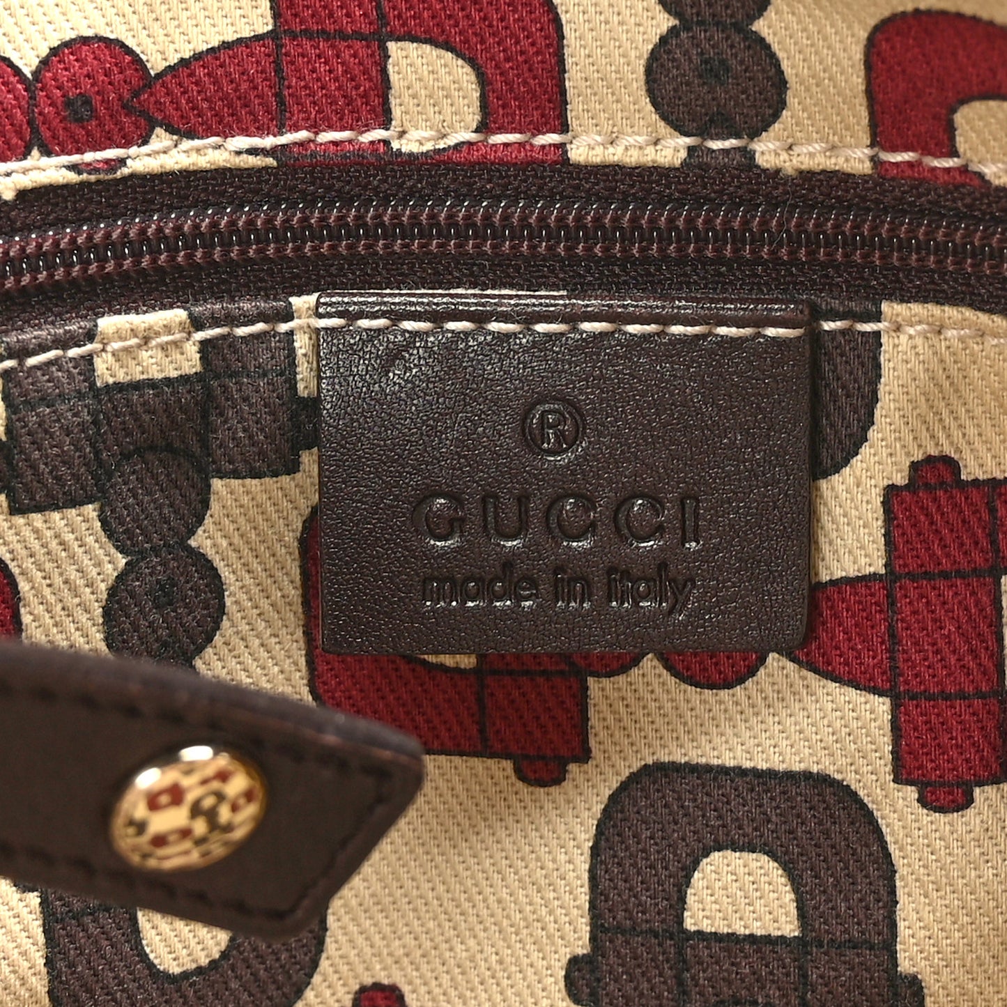 Guccissima Medium Abbey Shoulder Bag Chocolate