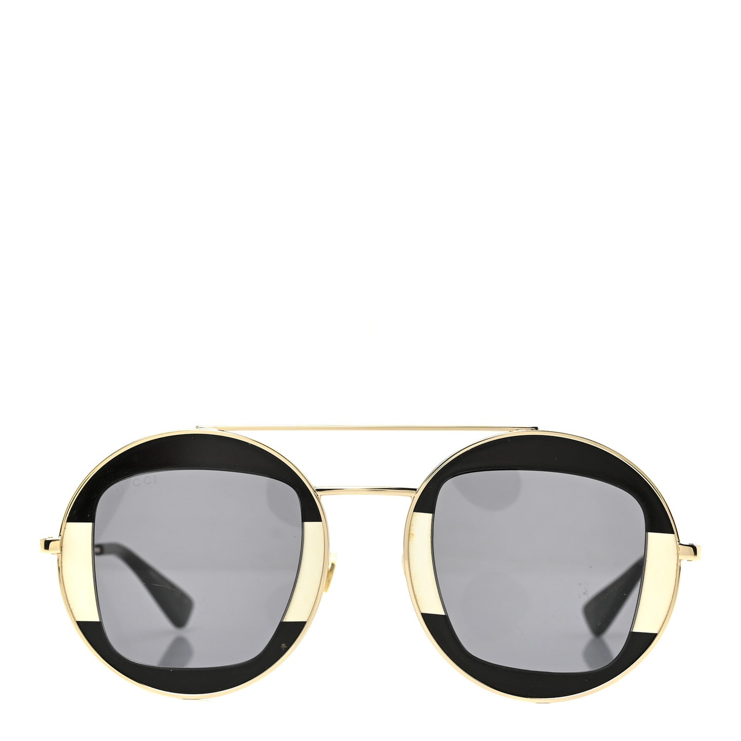 Round Frame Sylvie Web Sunglasses GG0105S Black