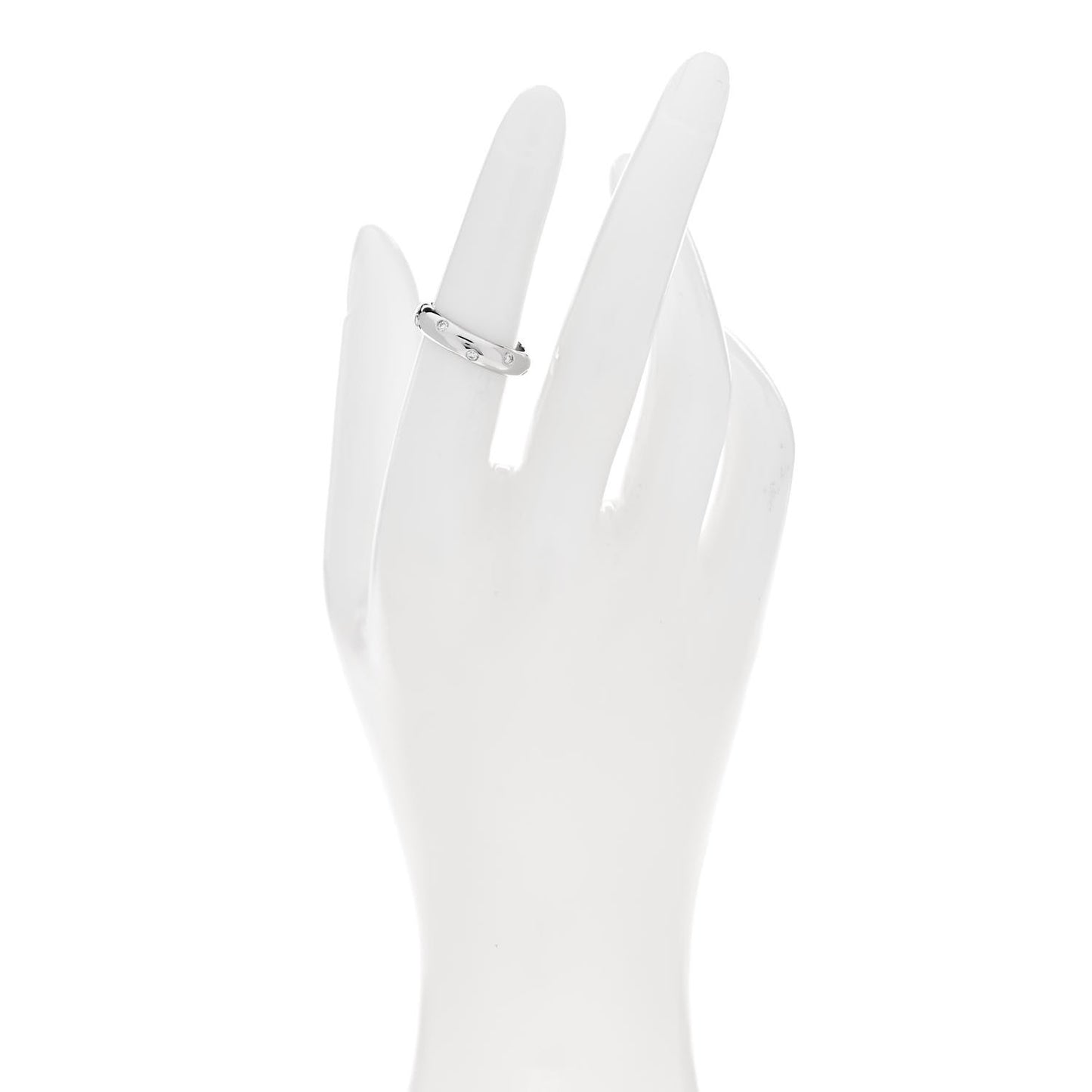 Platinum Diamond 4mm Etoile Band Ring 52 6