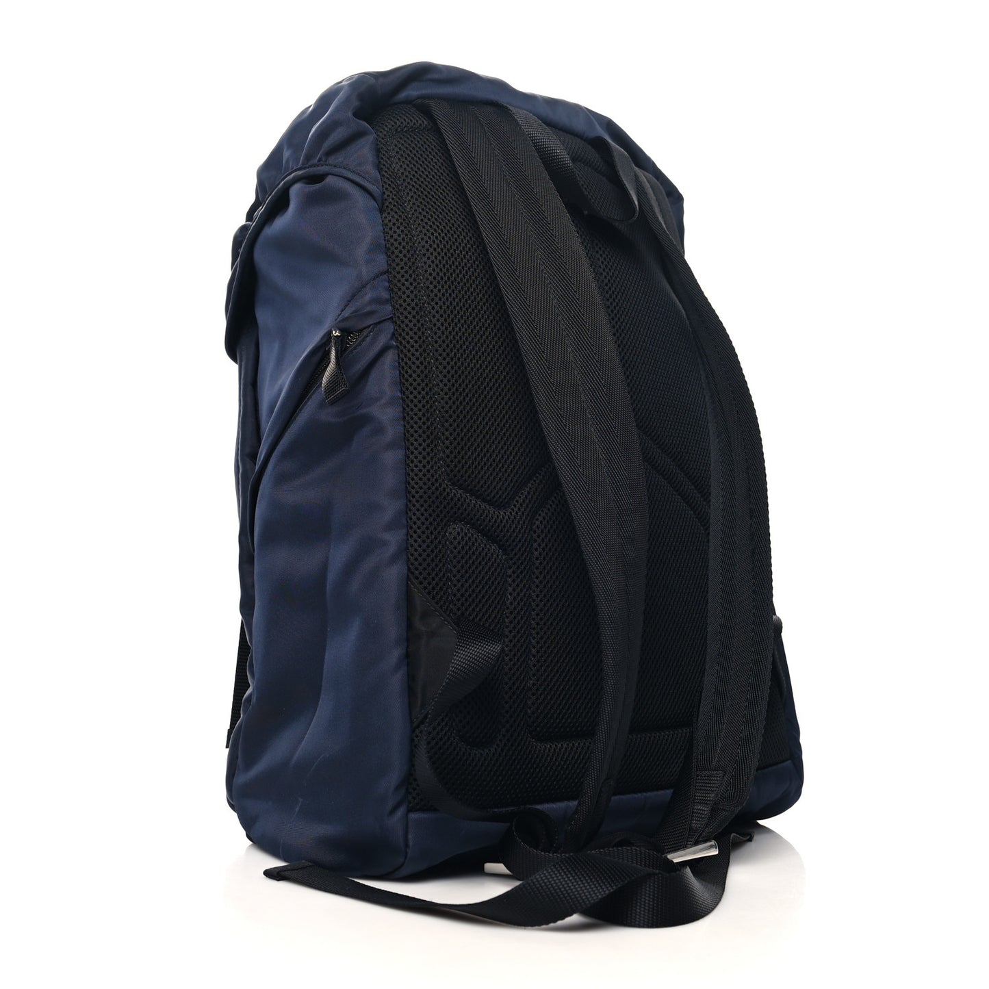 Tessuto Nylon Montagna Double Buckle Backpack Bleu
