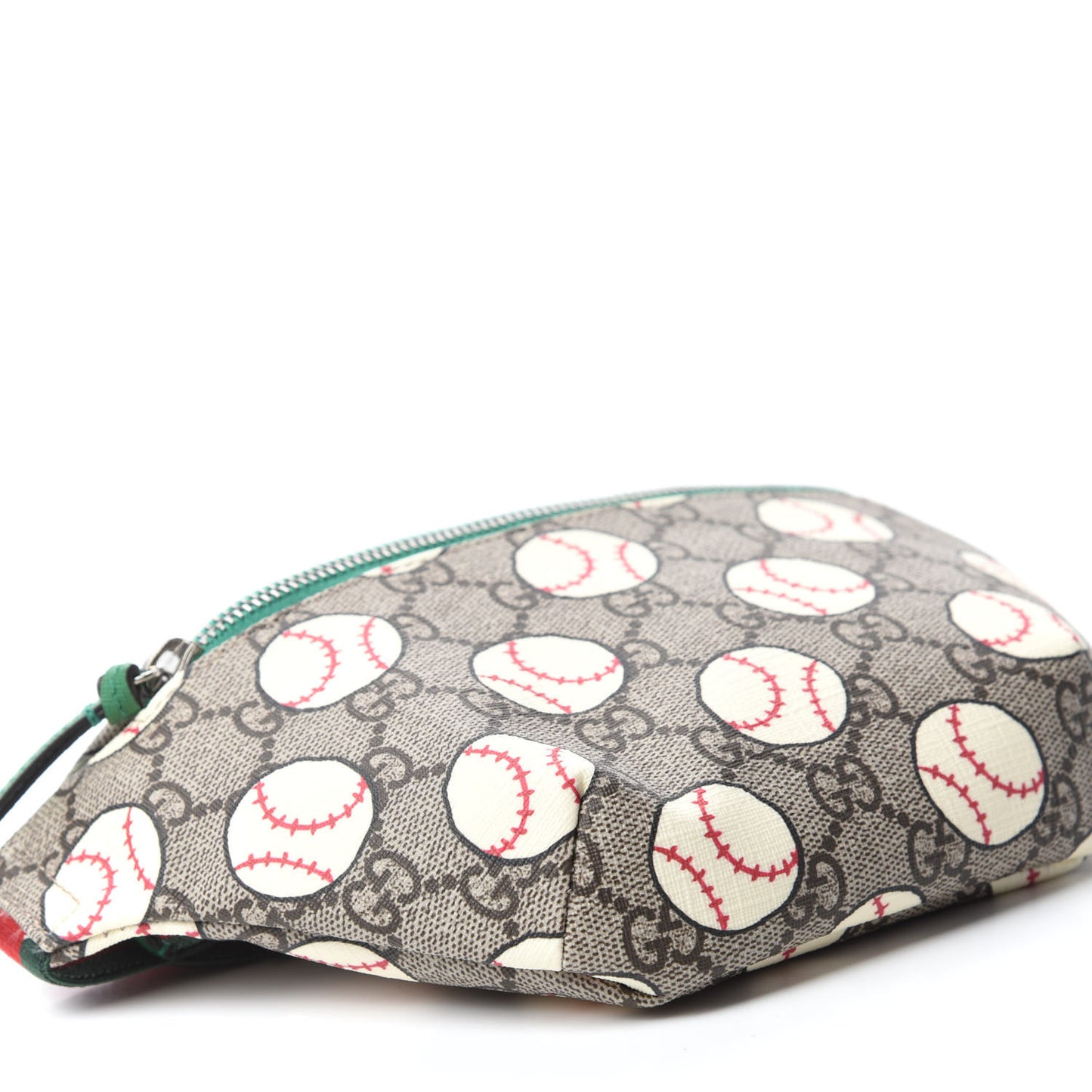 GG Supreme Monogram Baseballs Web Childrens Belt Bag