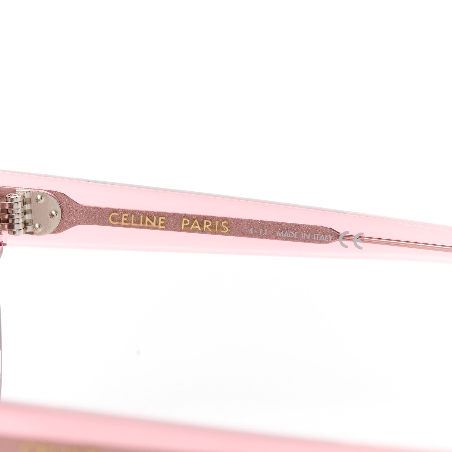Celine Acetate Round Sunglasses CL401691 Pink 6 of 8