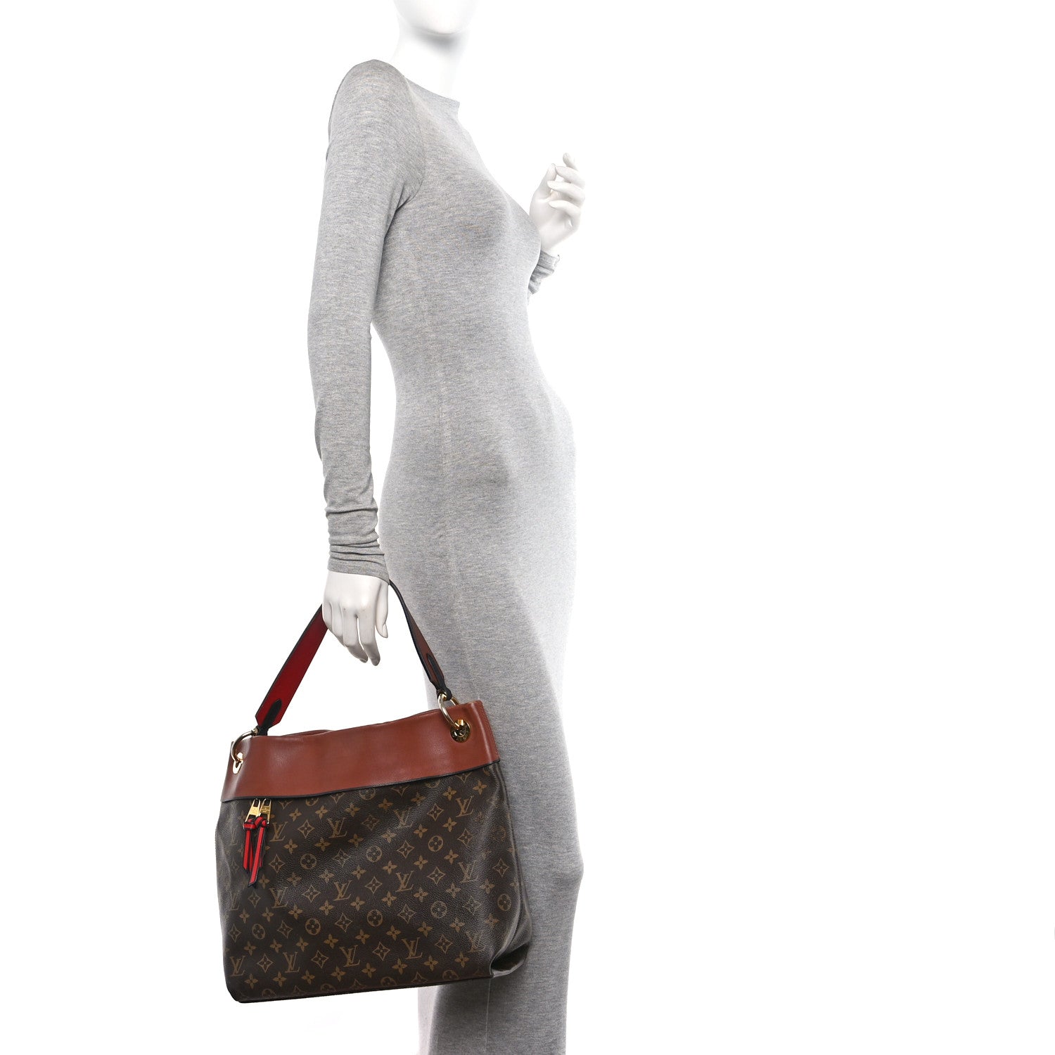 Louis Vuitton Monogram Tuileries Hobo Caramel 2 of 13