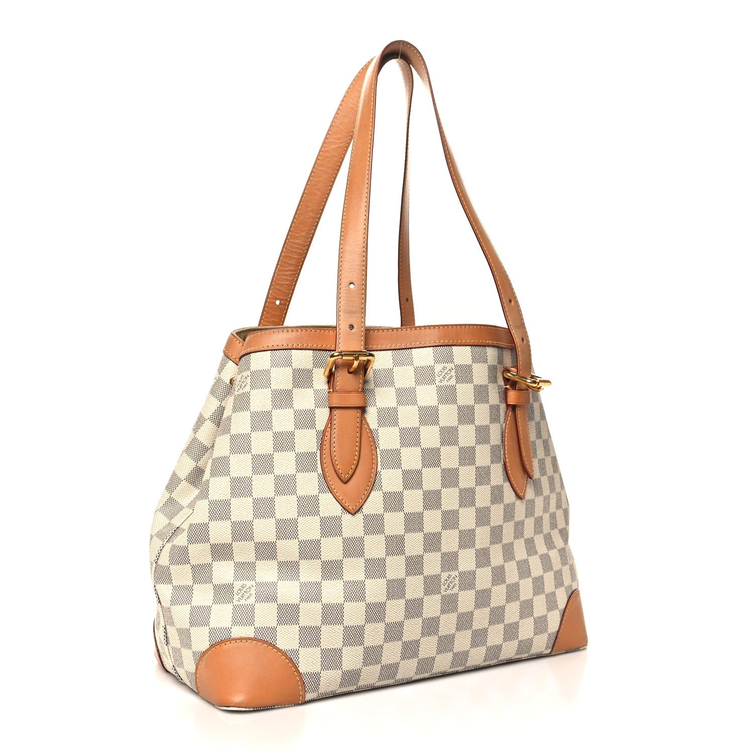 Louis Vuitton Damier Azur Hampstead MM 3 of 12