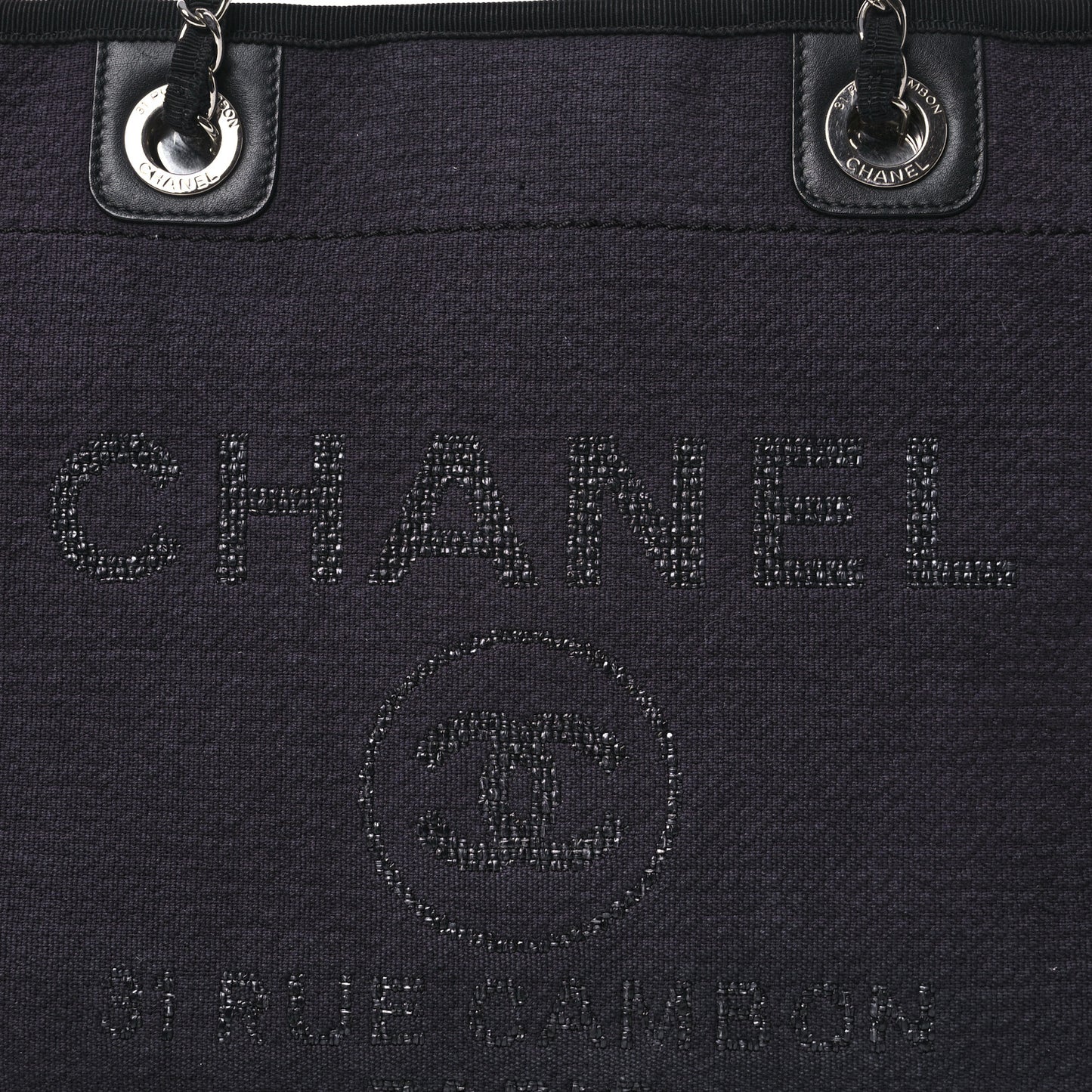 Mixed Fibers Small Deauville Tote Black