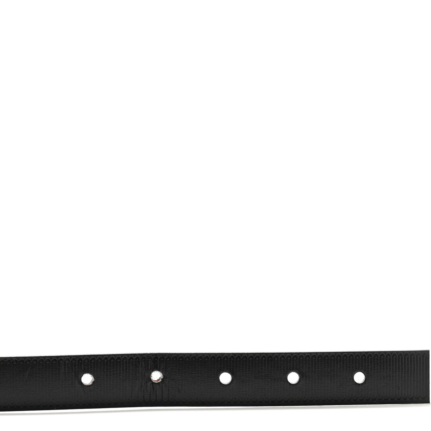 Louis Vuitton Calfskin Embossed LV Initiales 20mm Belt 75 30 Black 3 of 9