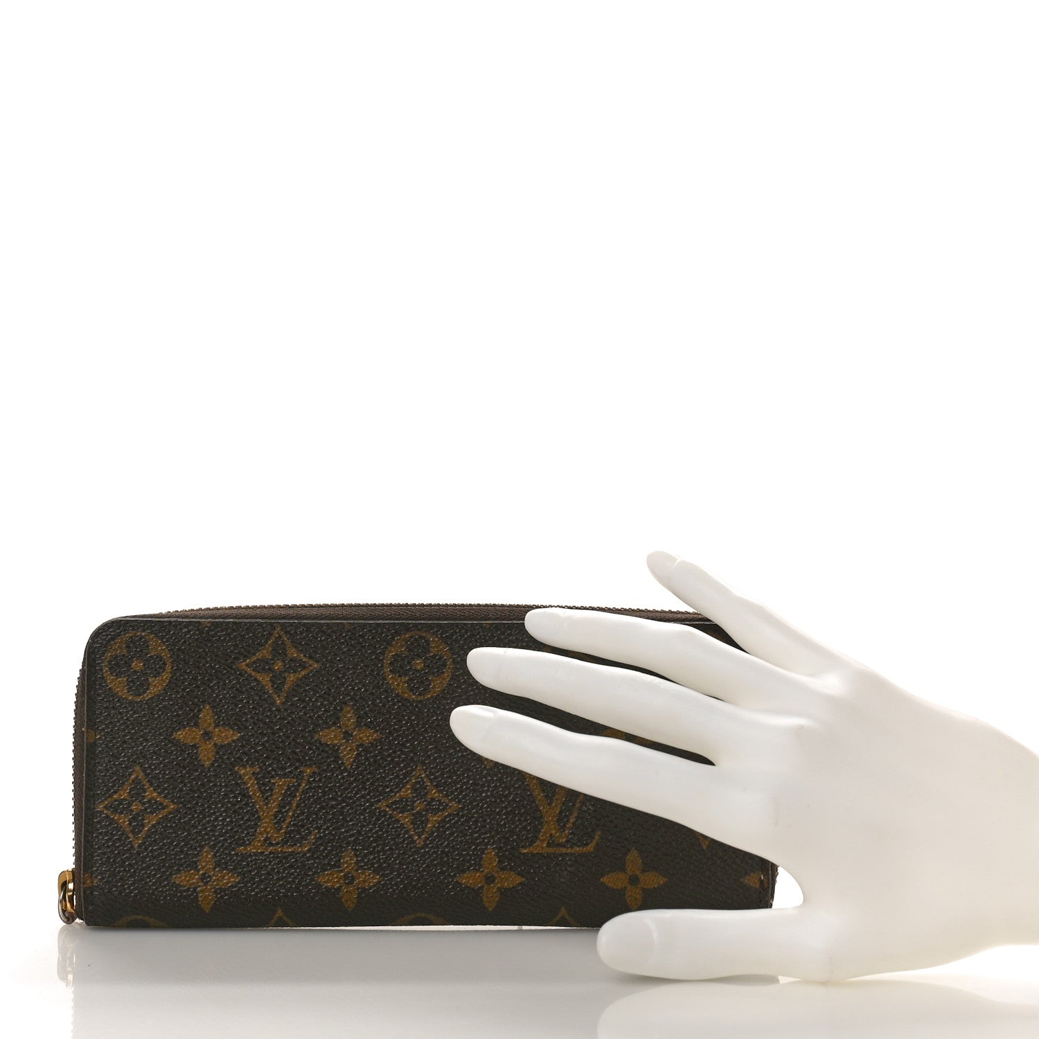 Louis Vuitton Monogram Clemence Wallet Rose Ballerine 2 of 9
