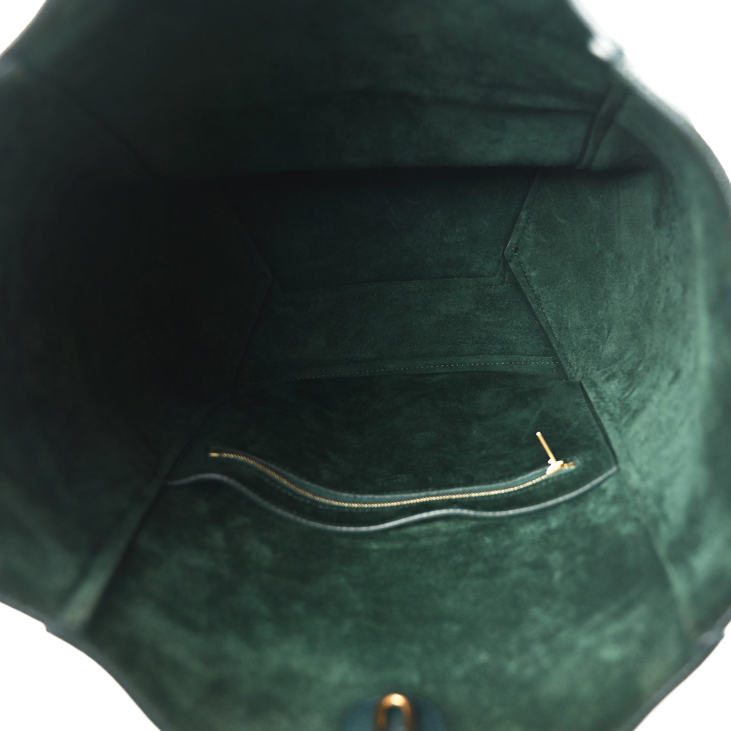 Soft Grained Calfskin Sangle Bucket Bag Amazone