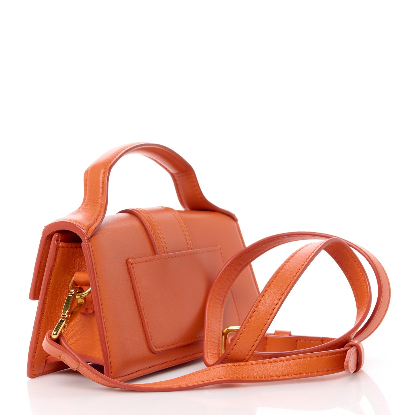 Smooth Calfskin Le Bambino Dark Orange
