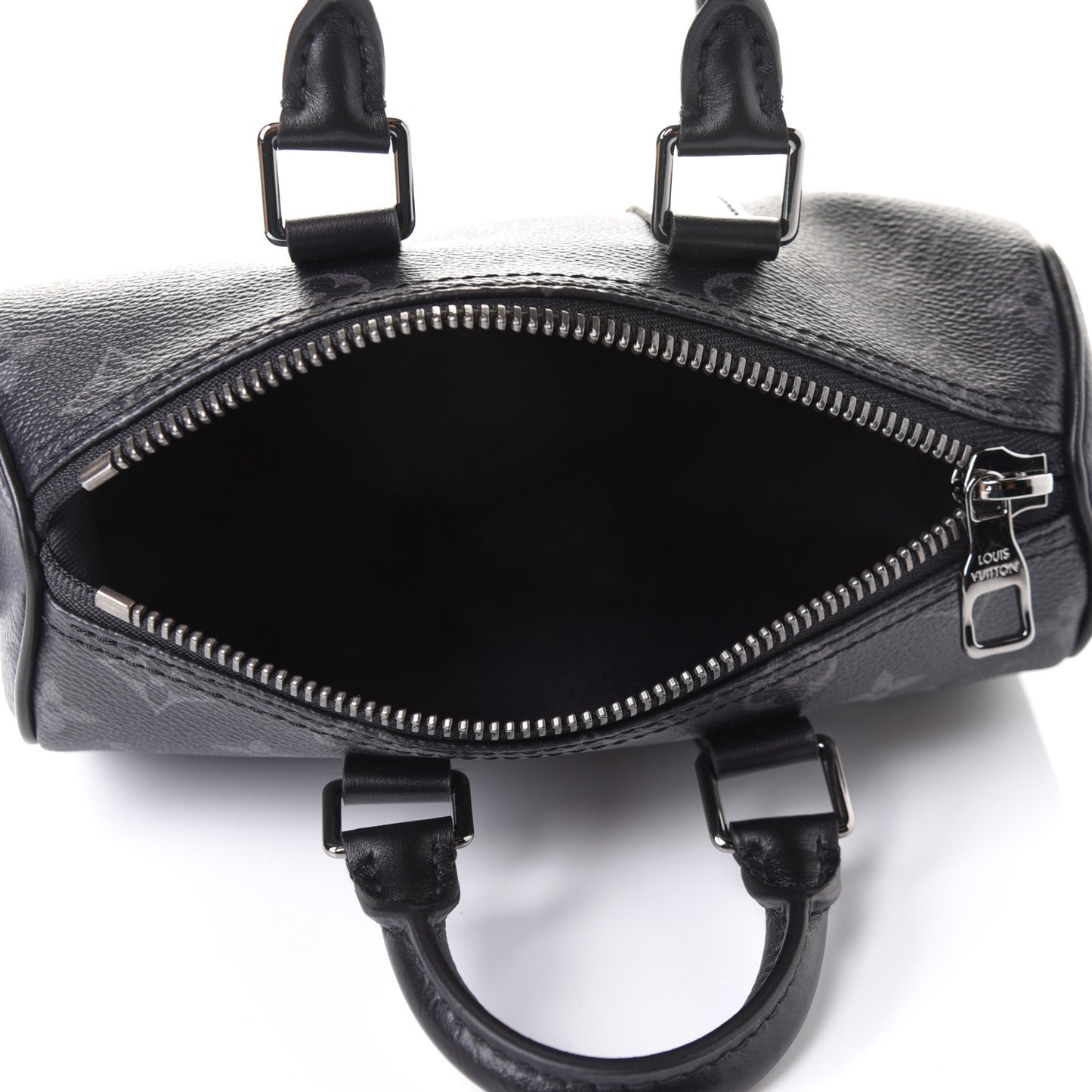 Reverse Monogram Eclipse Keepall XS Black