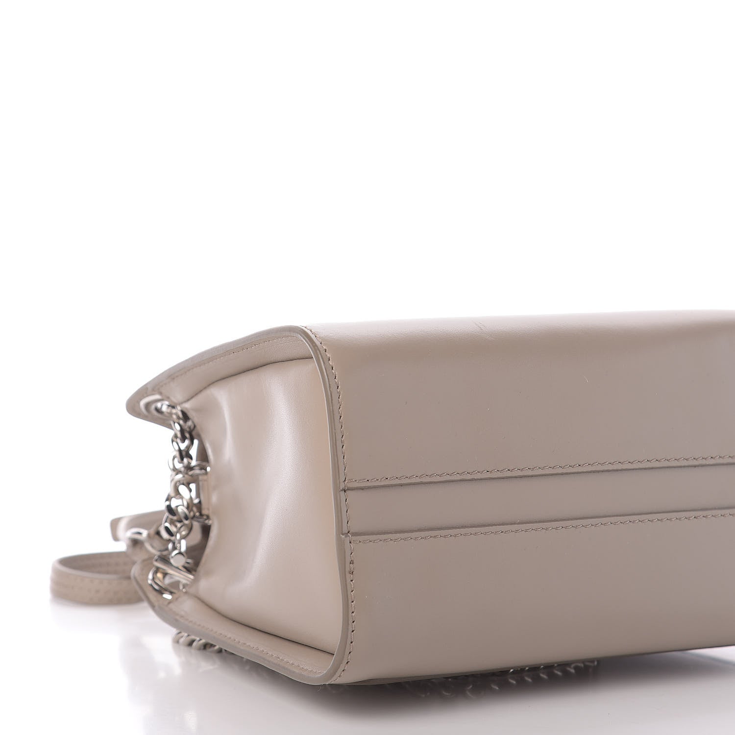 Chloe Shiny Calfskin Mini Annie Shoulder Bag Motty Grey 10 of 14