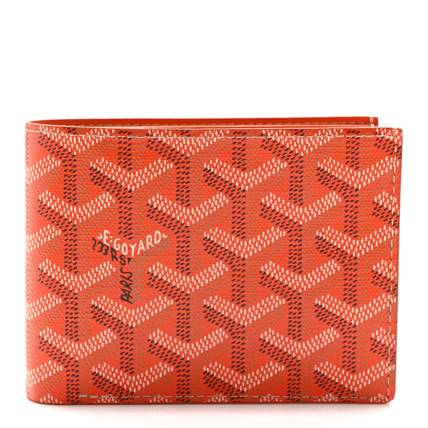 Goyard Goyardine Victoire Bi-Fold Wallet Orange 1853317 – FASHIONPHILE