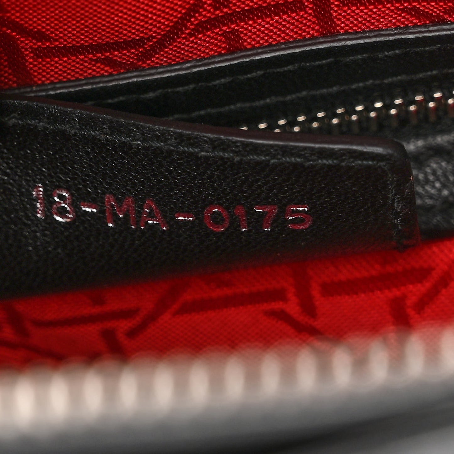 Lambskin Cannage Large Lady Dior Black