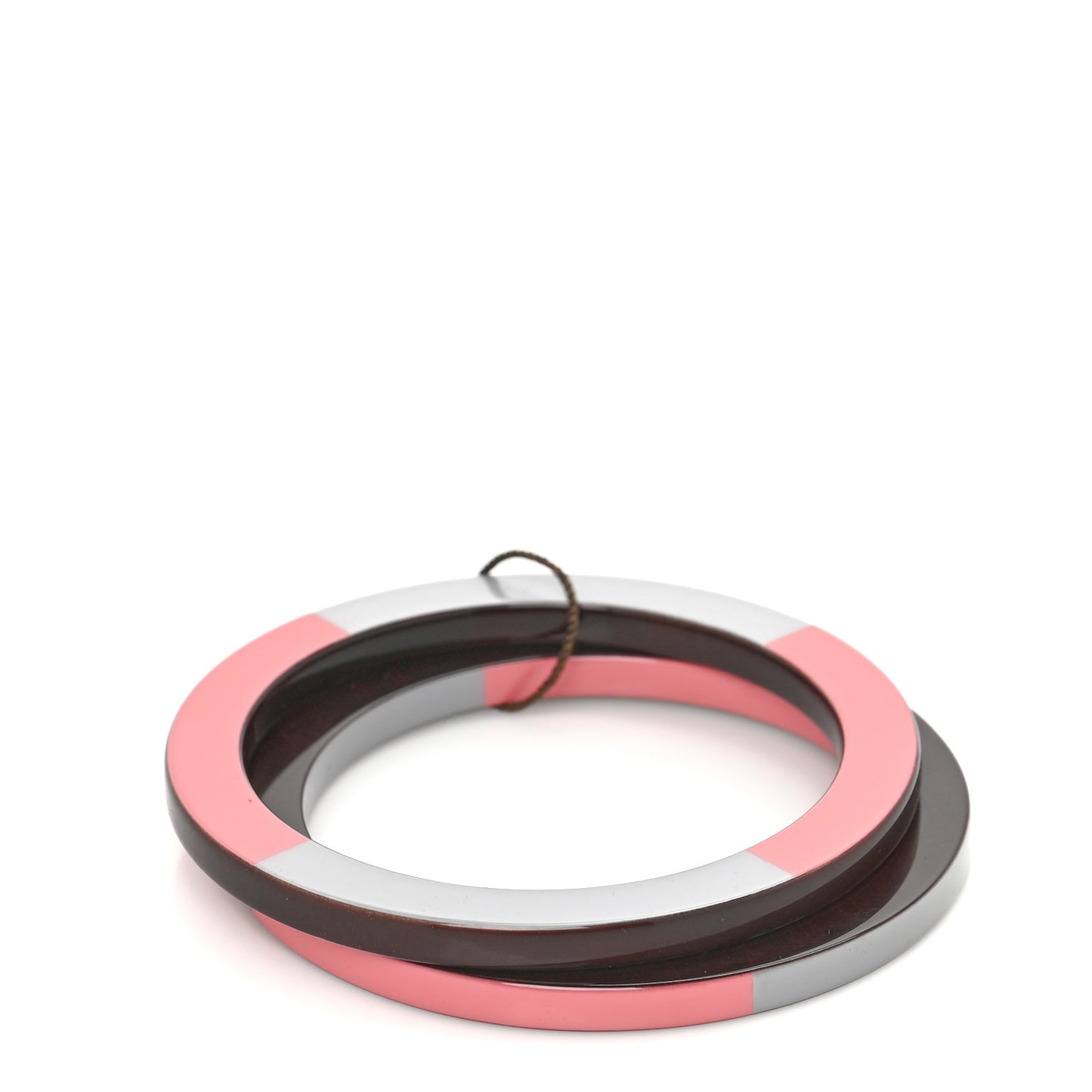 Lacquered Wood Bangle Set 65