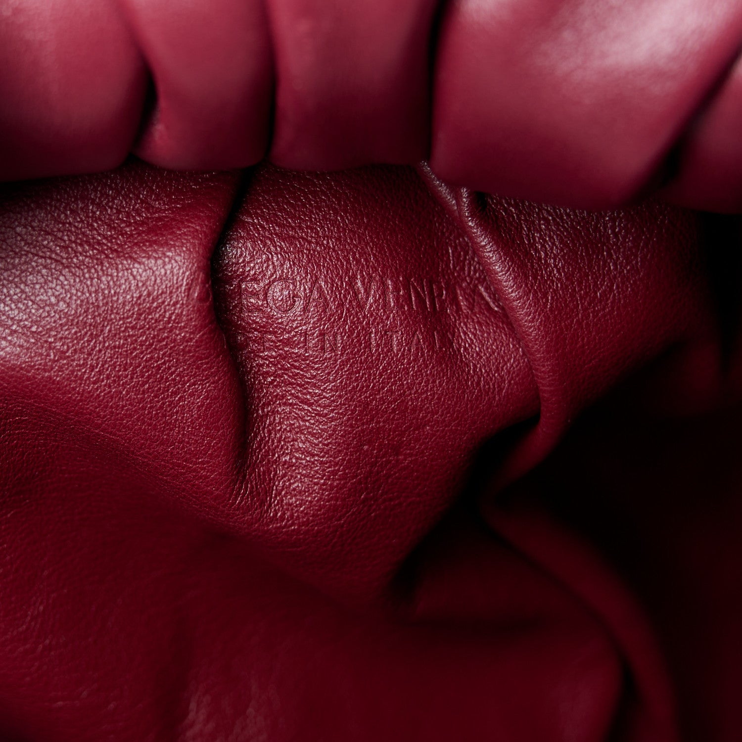 Bottega Veneta Smooth Butter Calfskin Small The Shoulder Pouch Dark Red 6 of 10