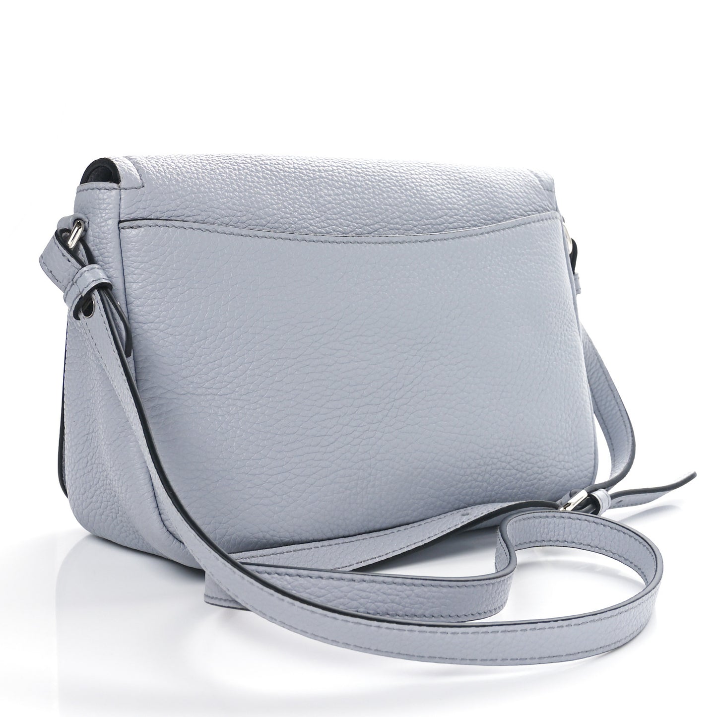 Vitello Daino Soft Flap Crossbody Fiordaliso
