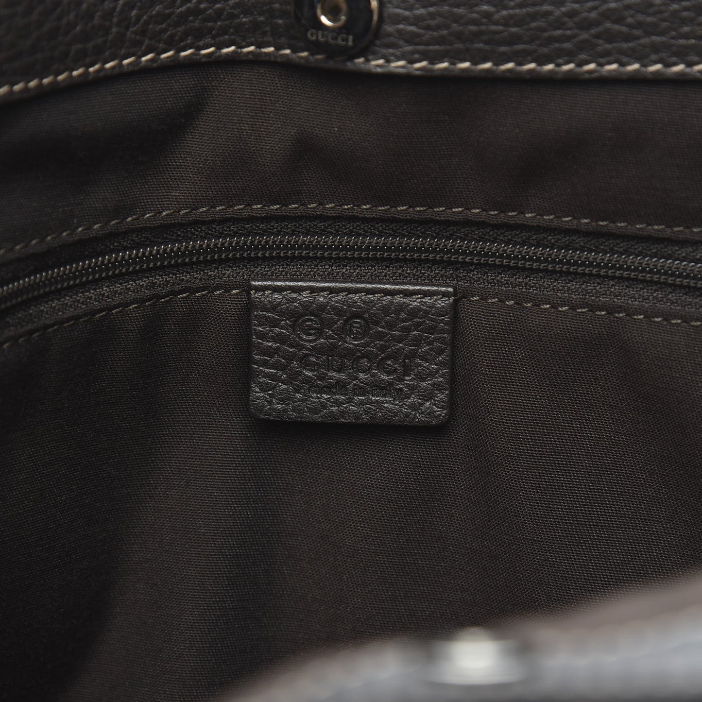 Crystal Monogram Medium Charmy Shoulder Bag Dark Brown