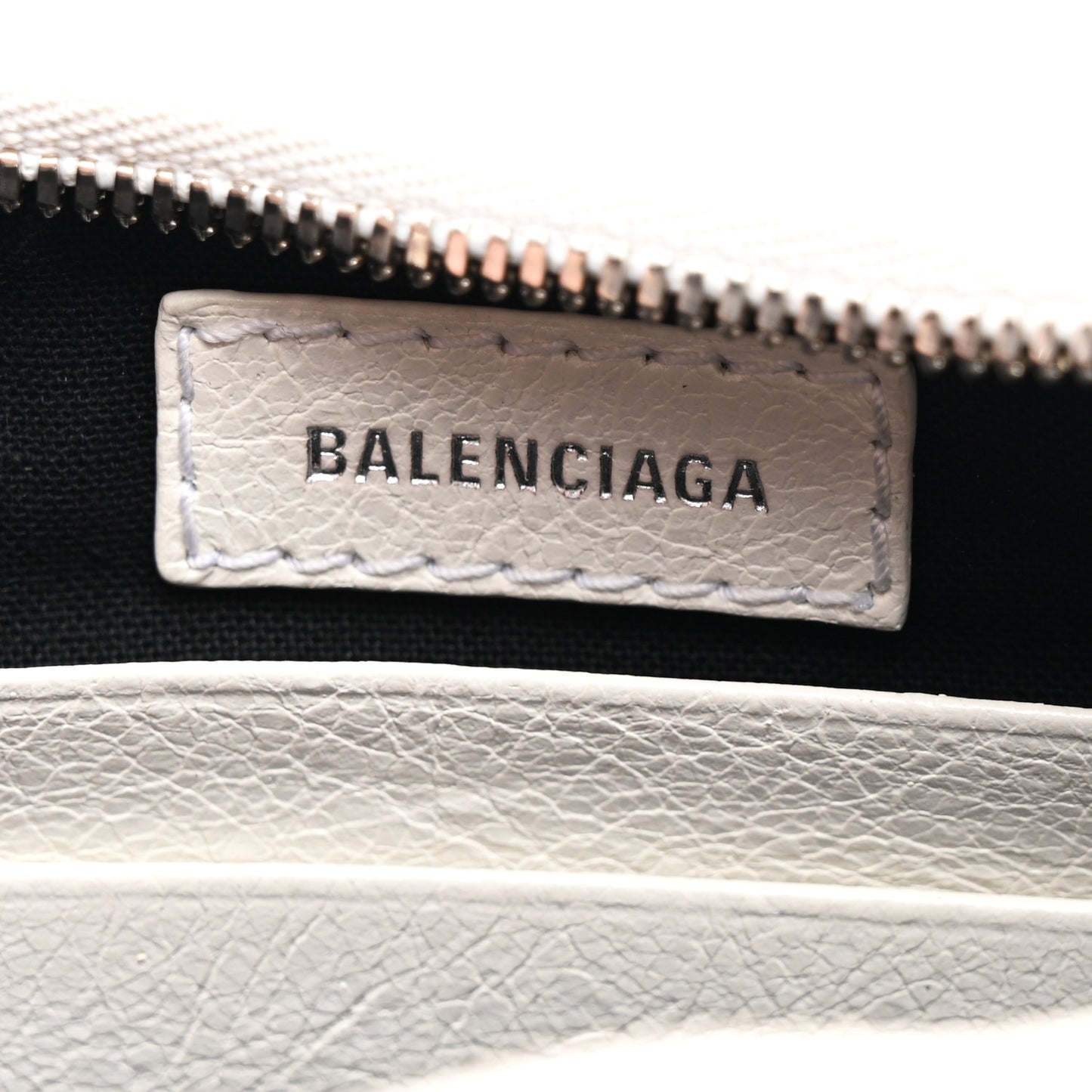 Agneau Arena Le Cagole Mini Purse With Chain Optic White