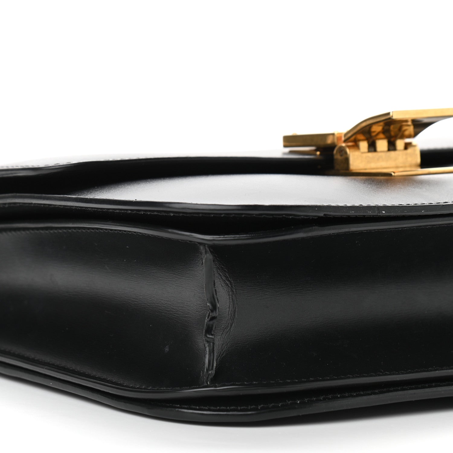 Celine Box Calfskin Medium Classic Box Flap Black 9 of 11