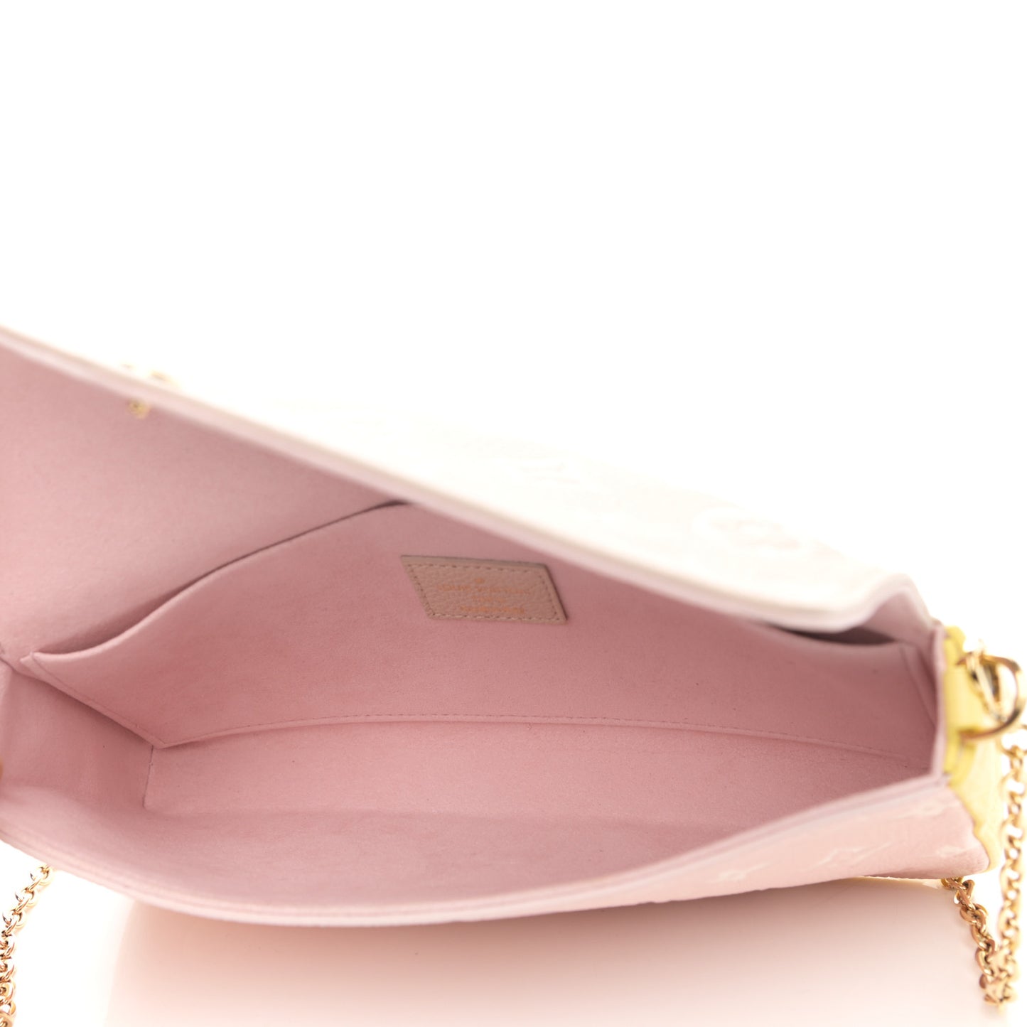 Empreinte Spring in the City Felicie Pochette Chain Wallet Pink Beige Yellow