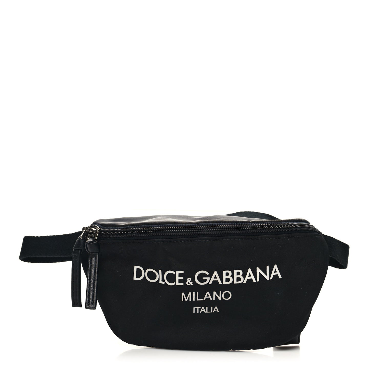 Nylon Logo Belt Bag Black