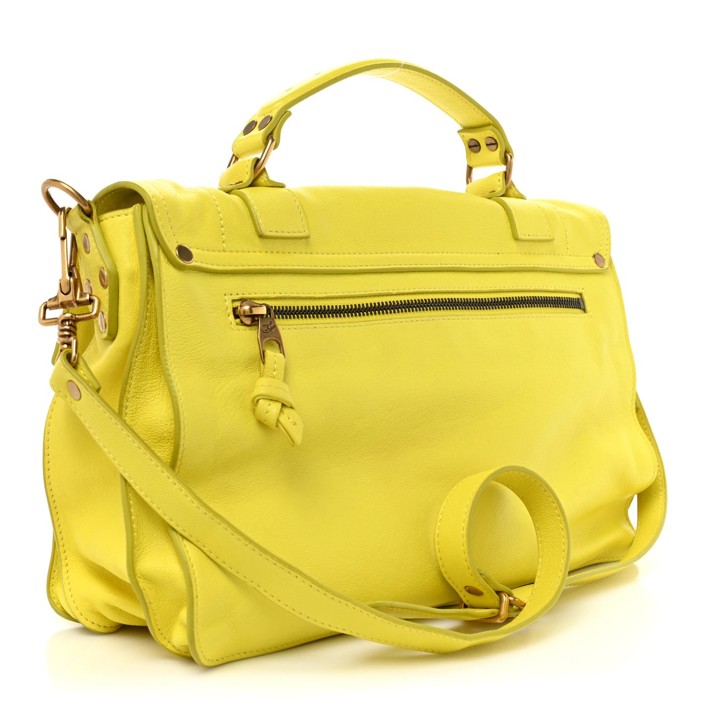 Lambskin Medium PS1 Satchel Citron
