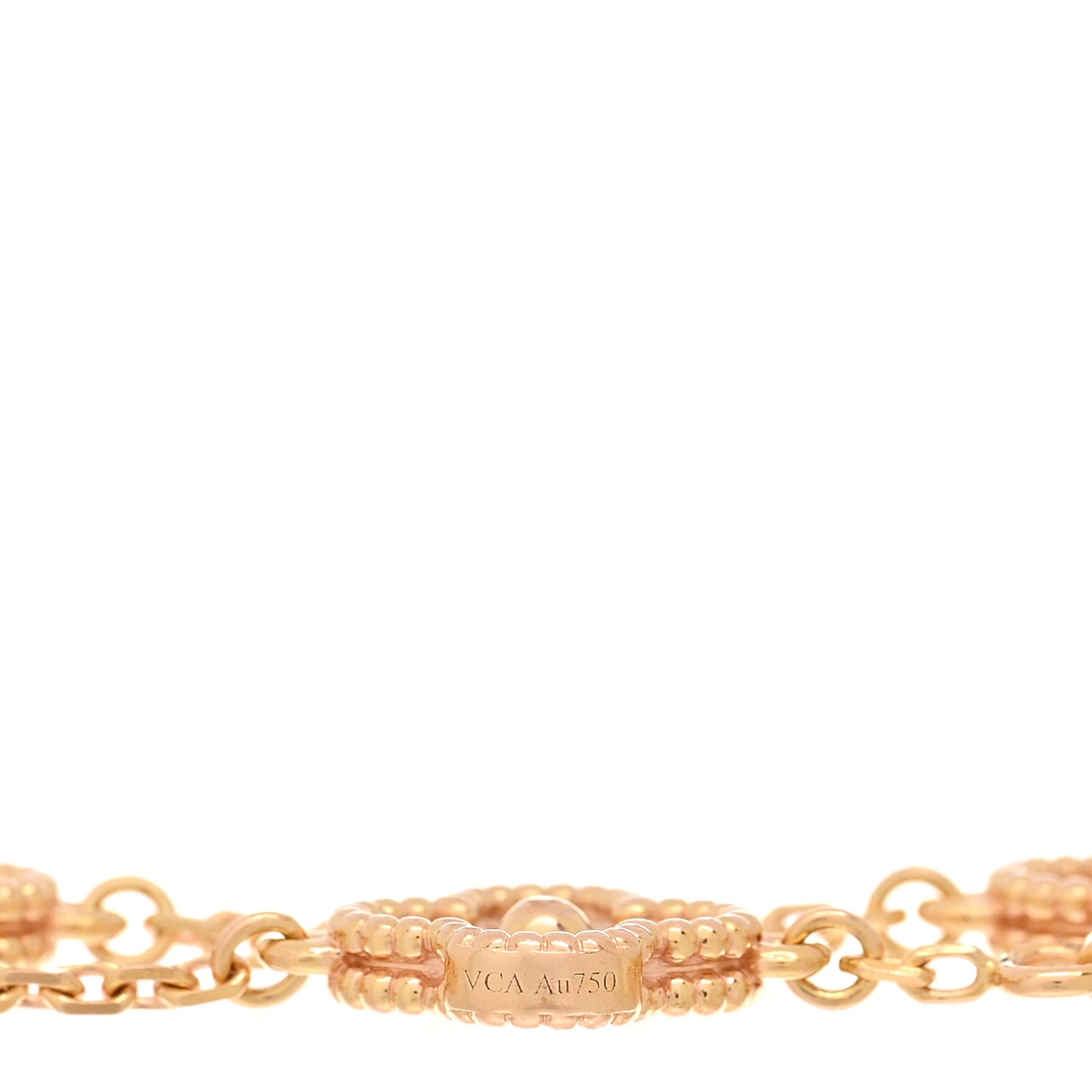18K Rose Gold 6 Motifs Sweet Alhambra Bracelet