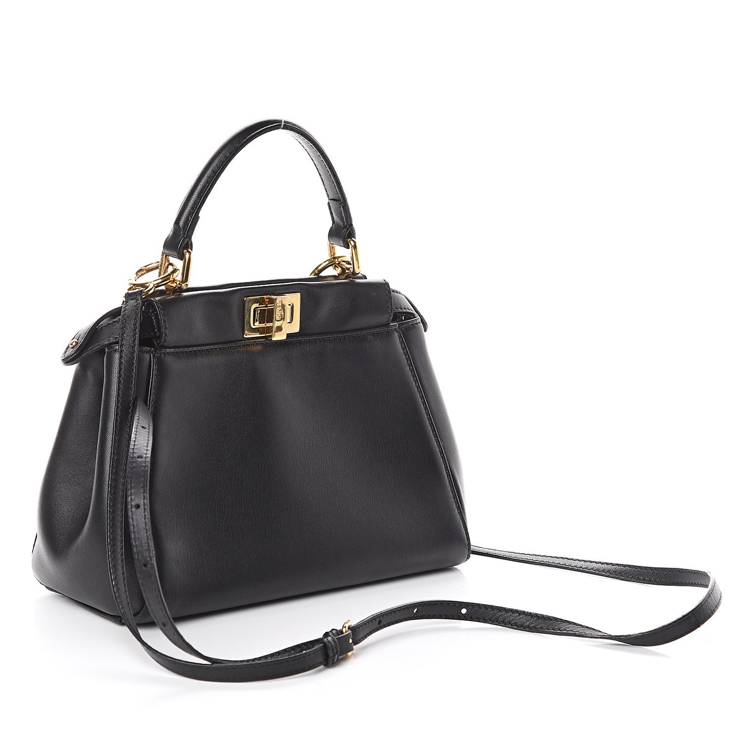 Nappa Mini Peekaboo Iconic Satchel Black
