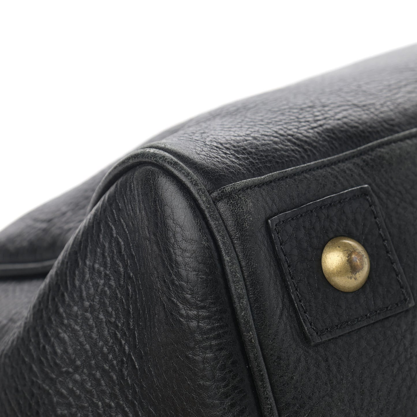 Natural Leather Bayswater Tote Black
