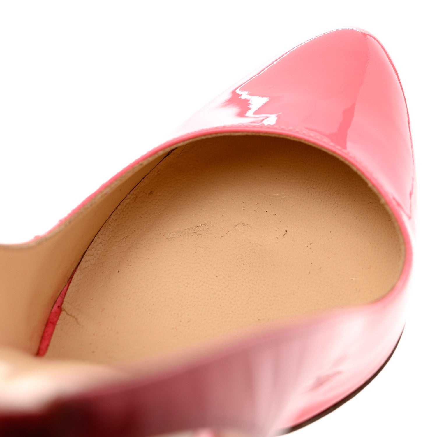 Christian Louboutin Patent Fifi Sling 85 Pumps 39 Pink 10 of 11