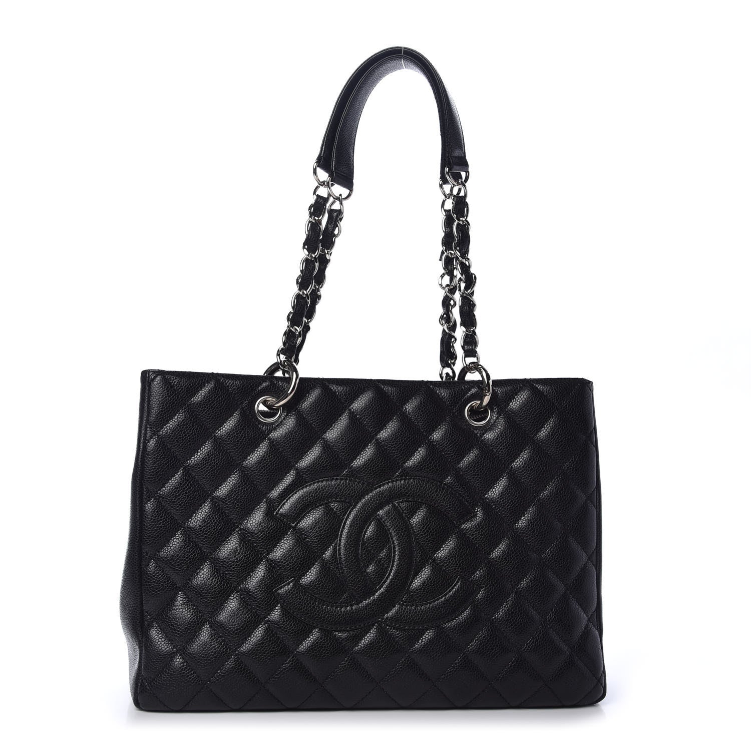 Chanel Caviar Quilted Grand Shopping Tote GST Black 1 of 9