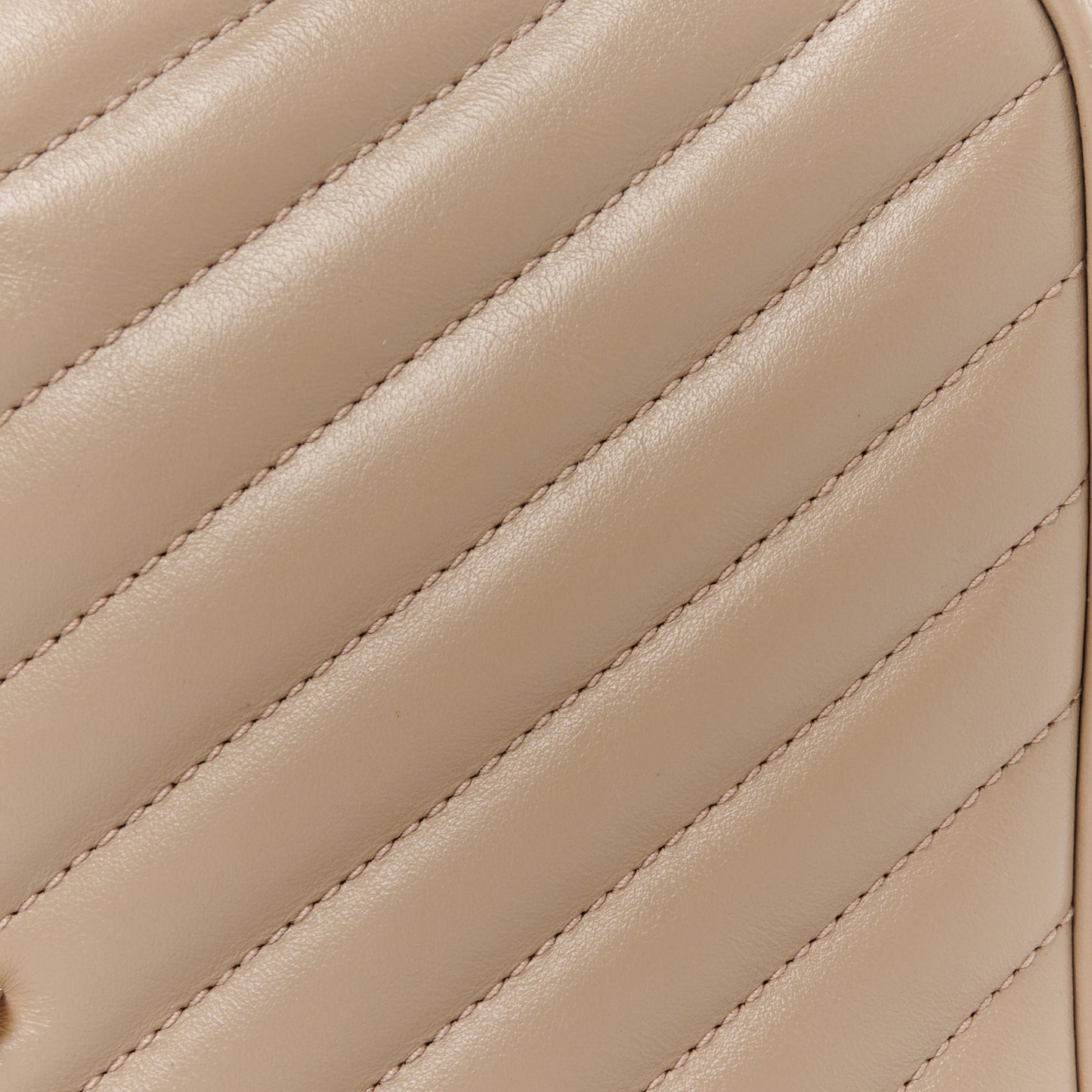 Calfskin Matelasse Monogram Lou Camera Bag Dark Beige