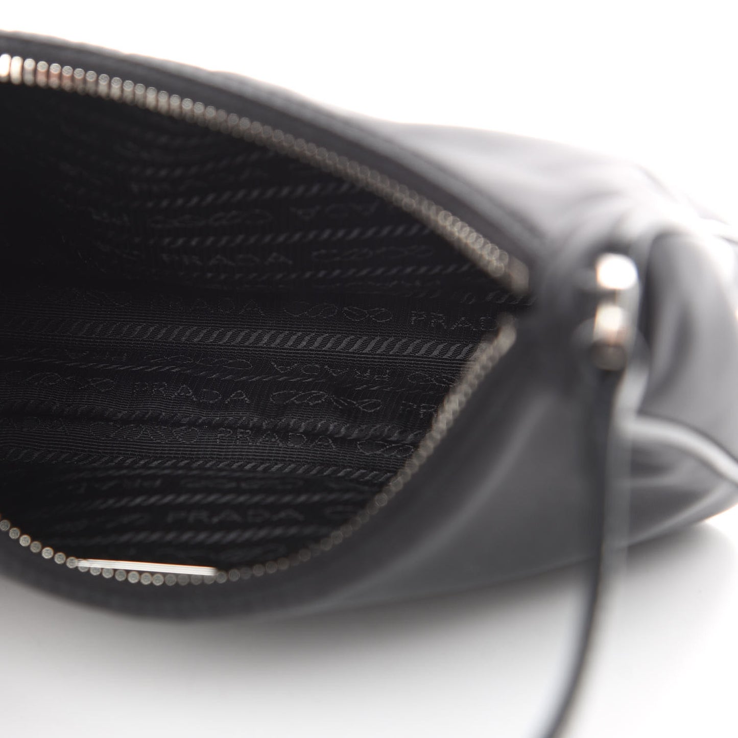 Tessuto Nylon Saffiano Mini Re-Edition 2005 Bag Black