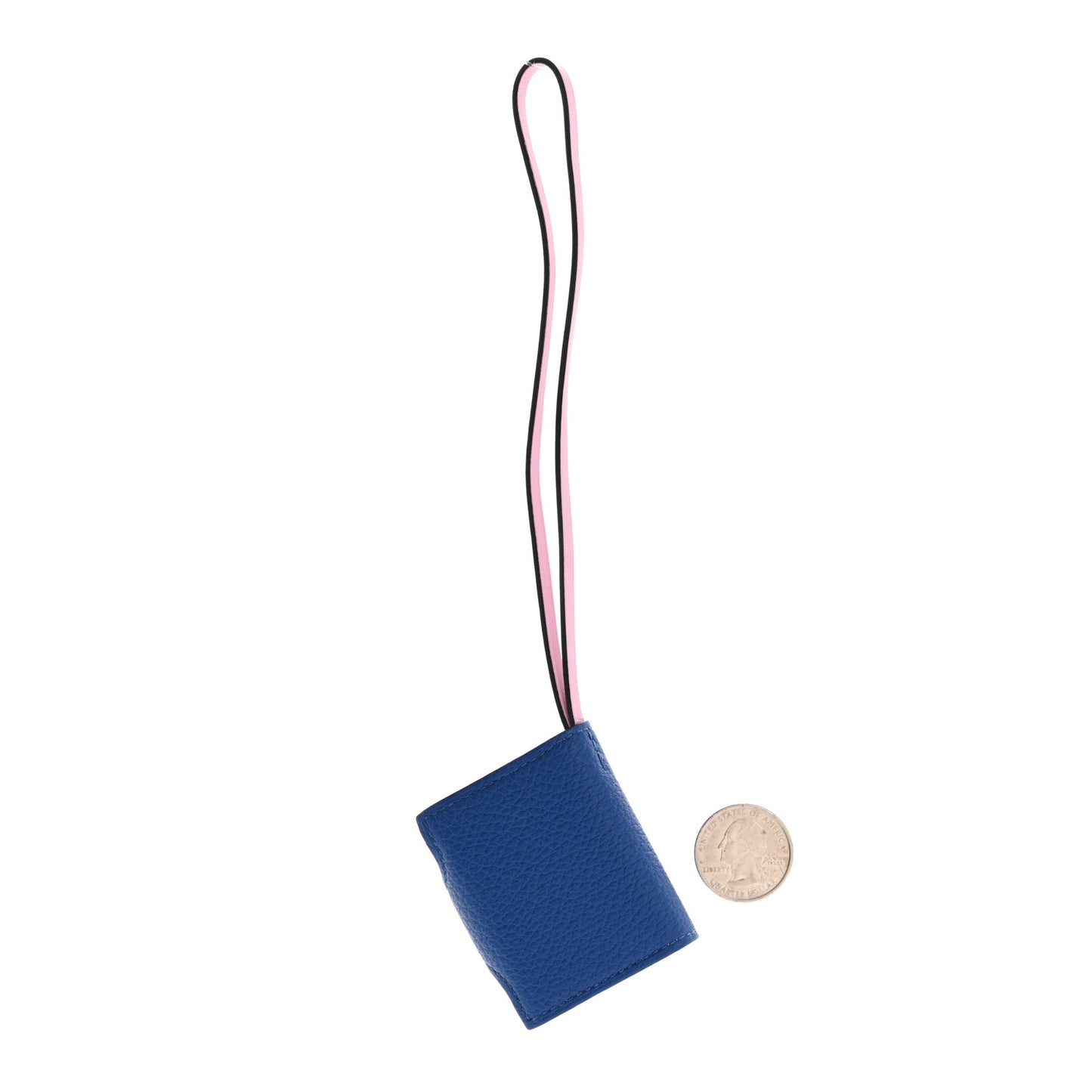 Togo Swift Verso Ulysse Nano Bag Charm Bleu France Mauve Sylvestre