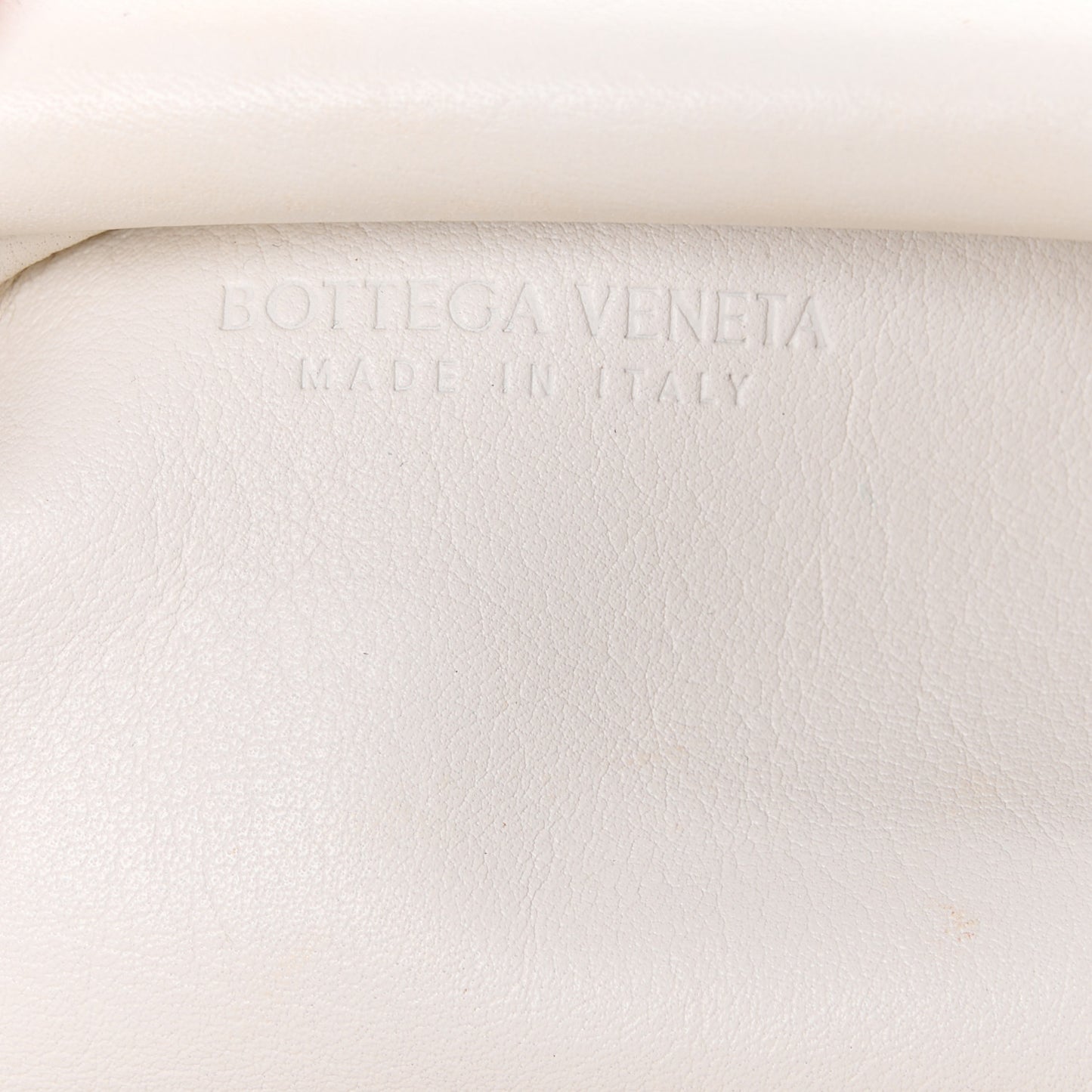 BOTTEGA VENETA Butter Calfskin The Mini Pouch Plaster