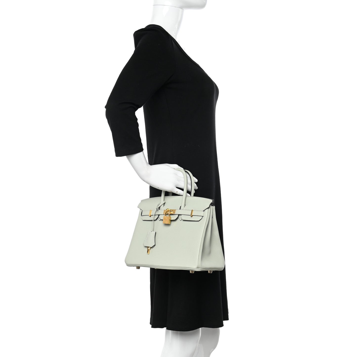 Togo Birkin 25 Gris Neve