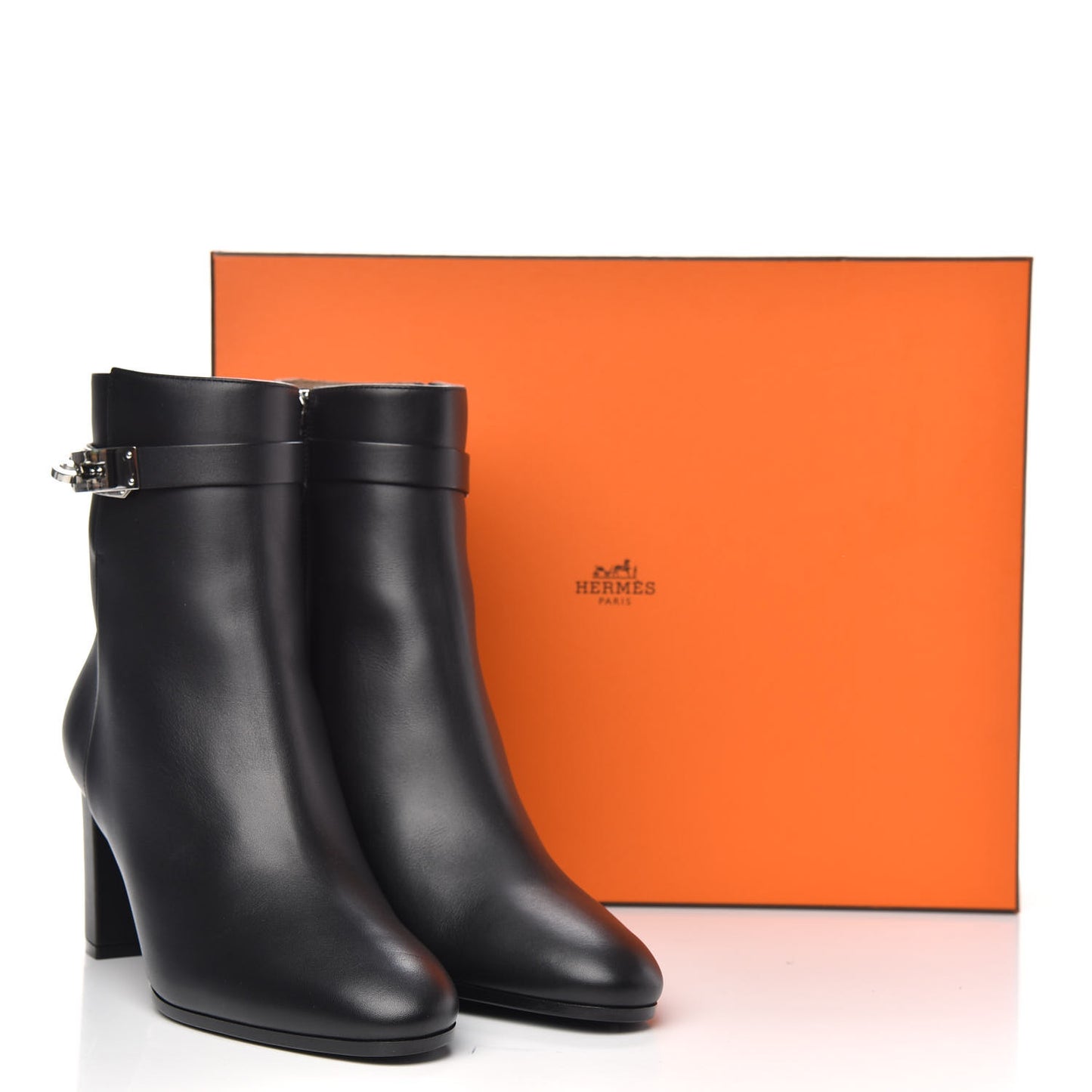 Calfskin Saint Germain Ankle Boots 39.5 Black